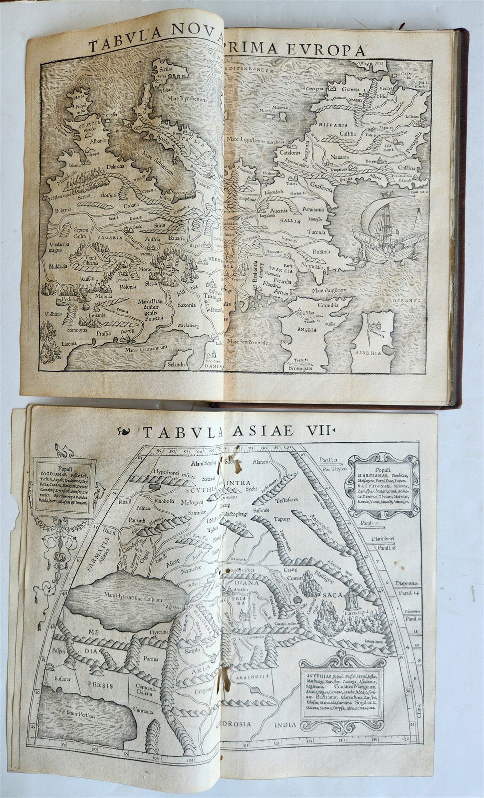 1640 CLAUDIUS PTOLEMY Geographia Universalis ILLUSTRATED w/20 MAPS antique FOLIO