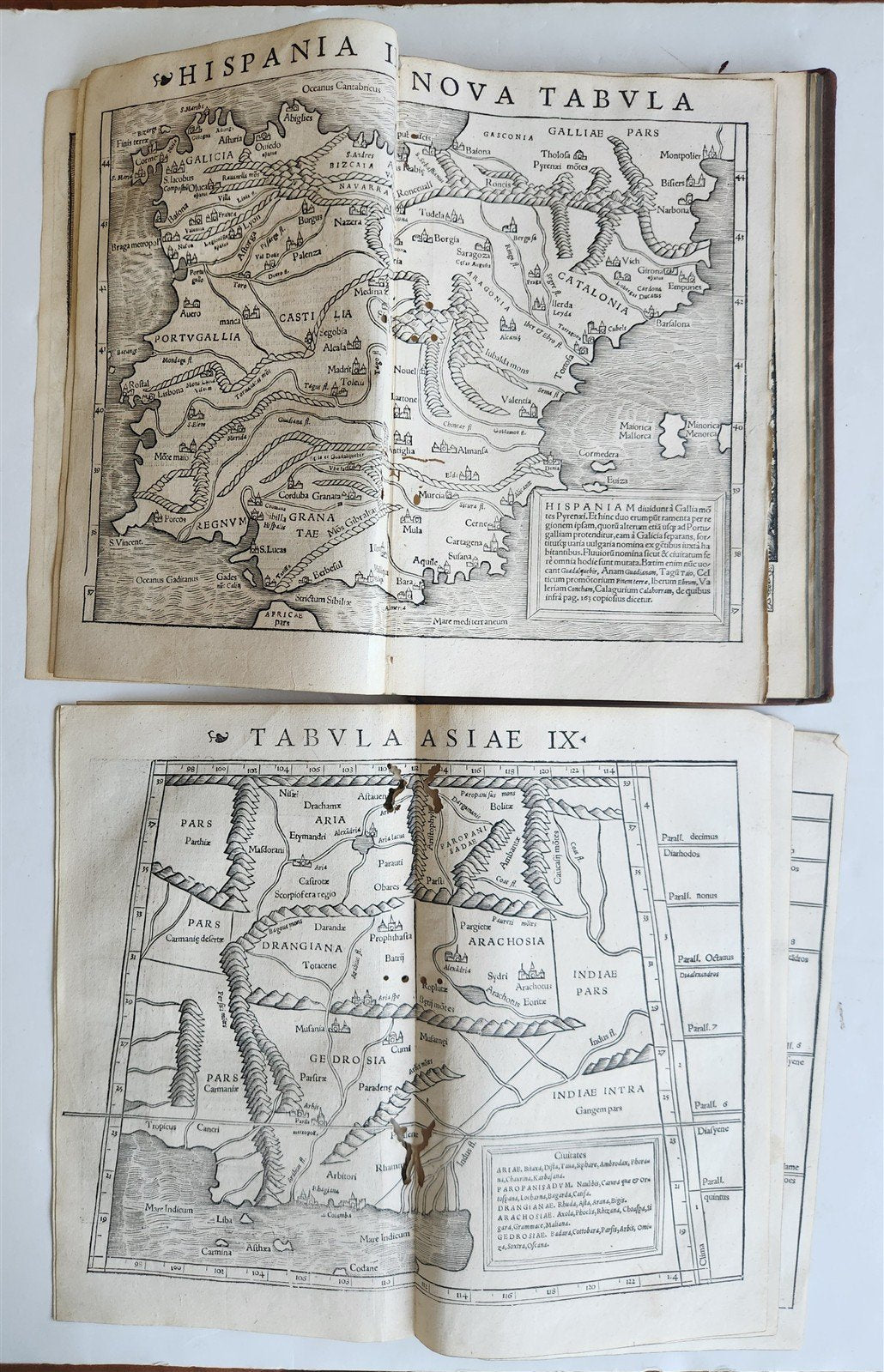 1640 CLAUDIUS PTOLEMY Geographia Universalis ILLUSTRATED w/20 MAPS antique FOLIO