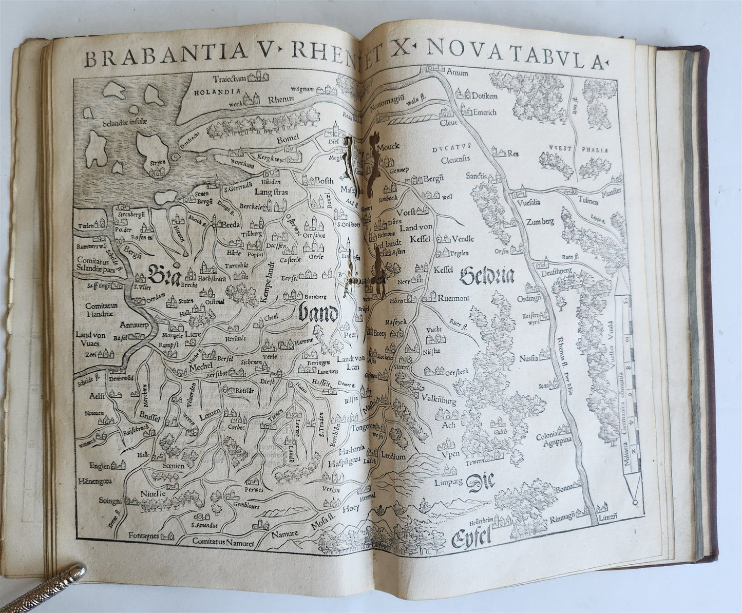 1640 CLAUDIUS PTOLEMY Geographia Universalis ILLUSTRATED w/20 MAPS antique FOLIO