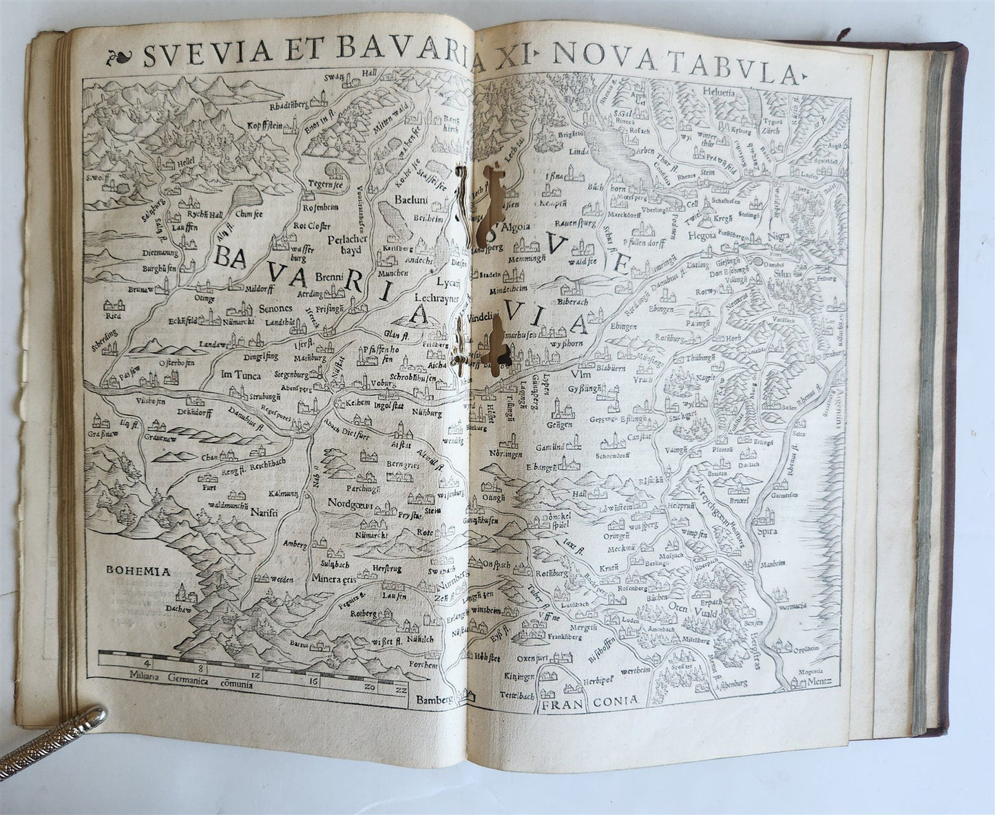 1640 CLAUDIUS PTOLEMY Geographia Universalis ILLUSTRATED w/20 MAPS antique FOLIO