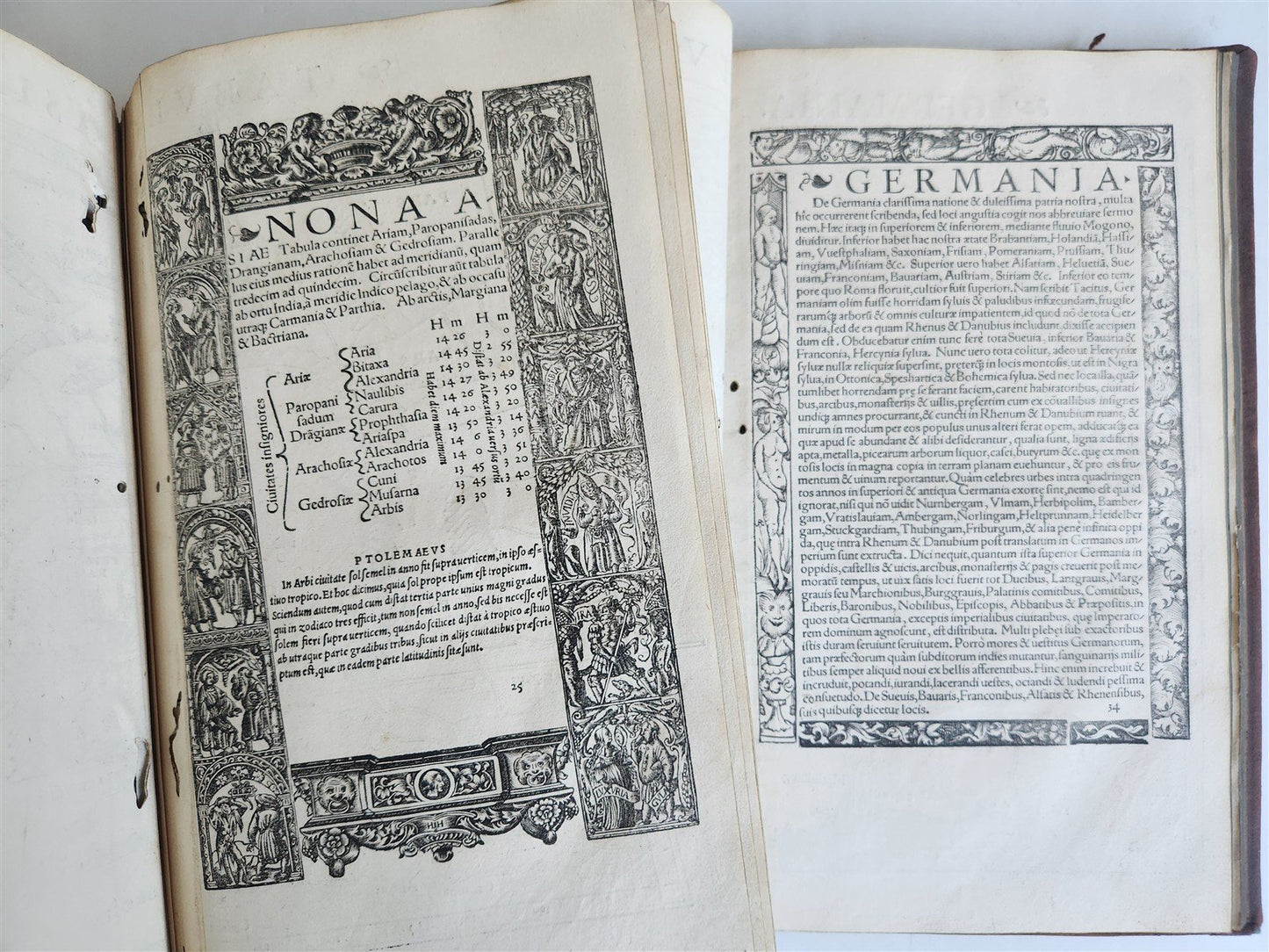 1640 CLAUDIUS PTOLEMY Geographia Universalis ILLUSTRATED w/20 MAPS antique FOLIO