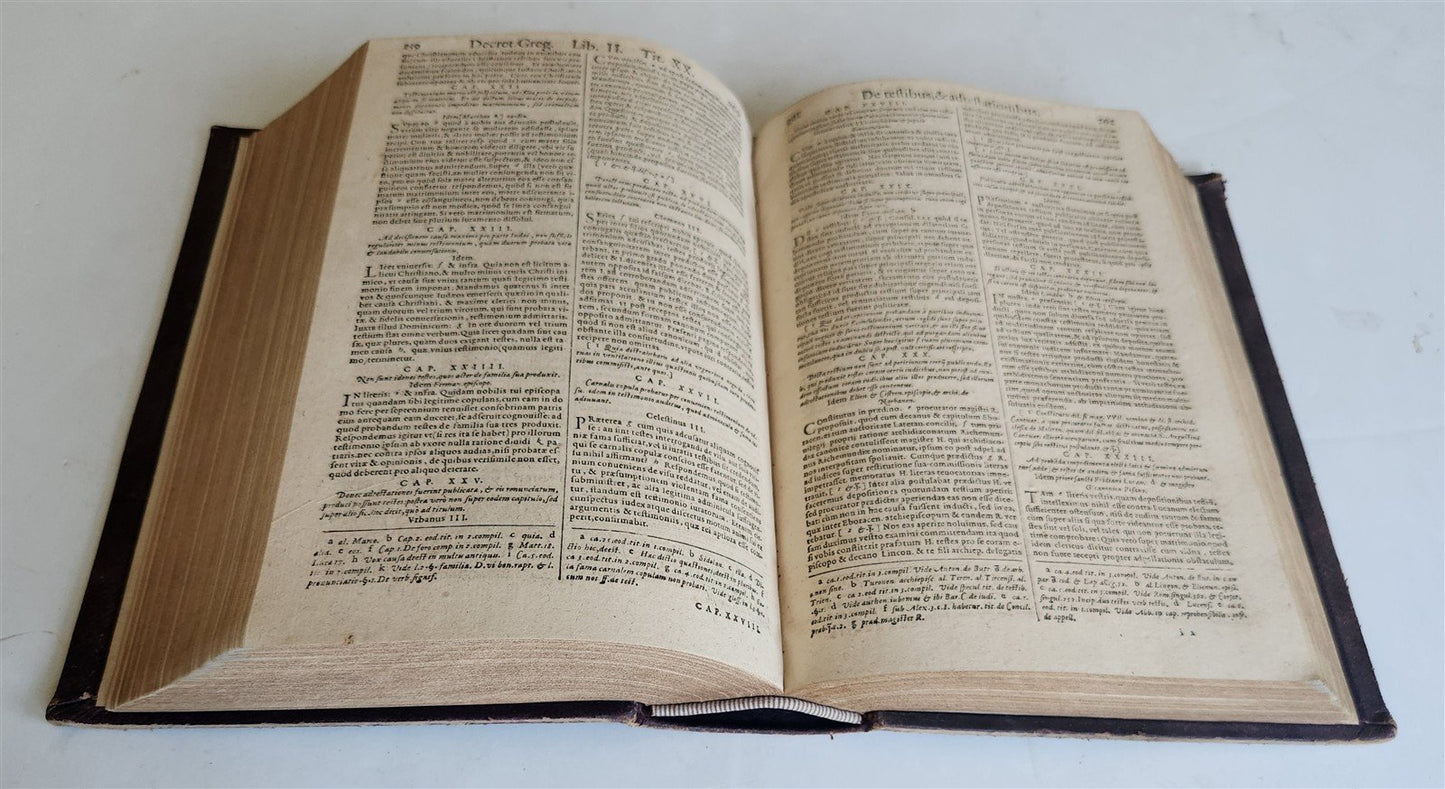 1591 CANON LAW antique Corpus iuris canonici 16th CENTURY