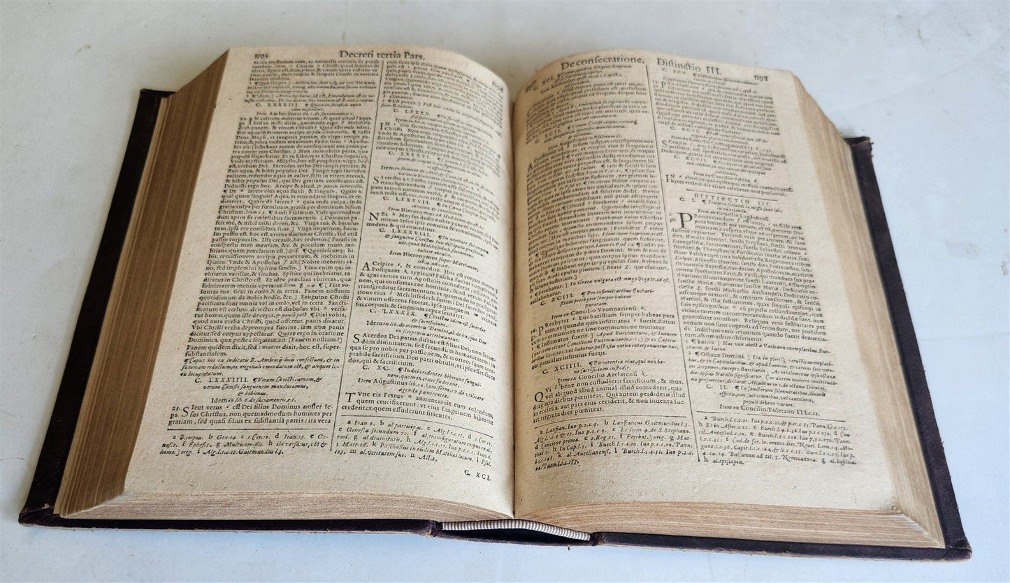 1591 CANON LAW antique Corpus iuris canonici 16th CENTURY