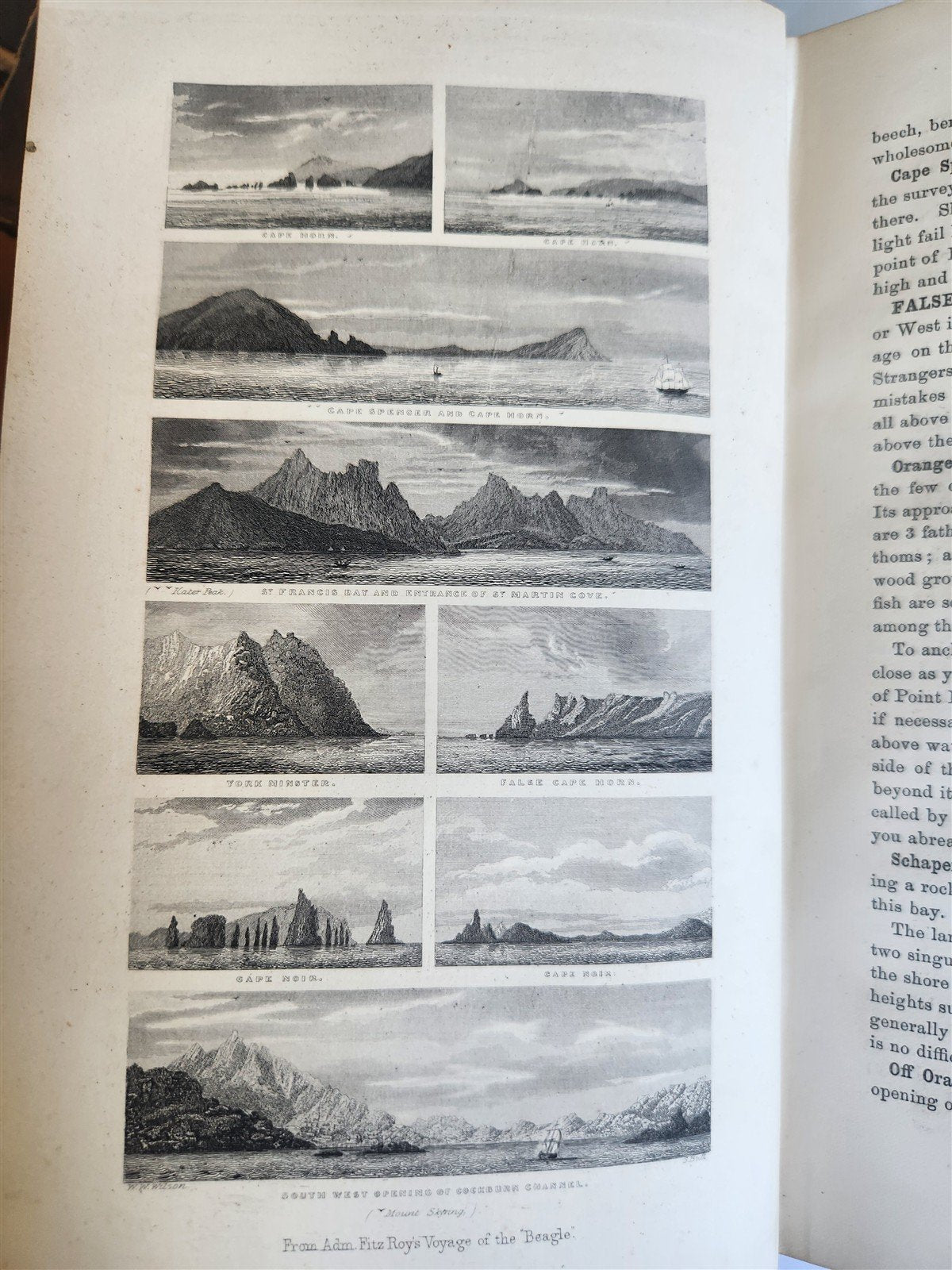 1877 DIRECTORY for NAVIGATION of SOUTH PACIFIC OCEAN antique ILLUSTRATED w/ MAPS