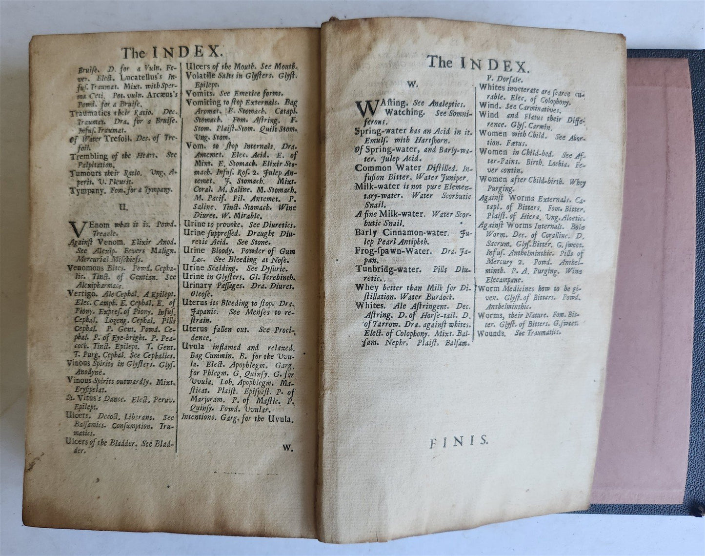 1710 Pharmacopoeia Extemporanea or Body of Prescripts antique in ENGLISH