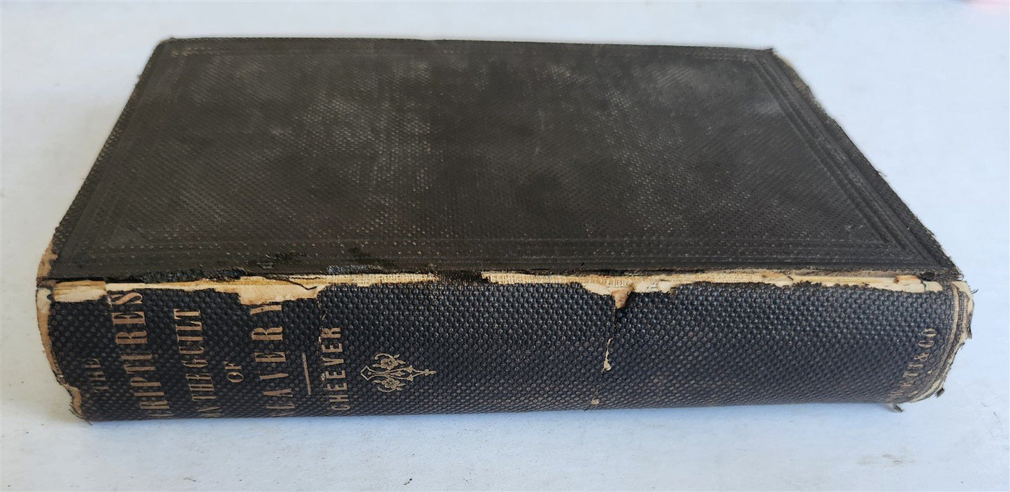1860 GUILT of SLAVERY & CRIME of SLAVEHOLDING antique AMERICANA