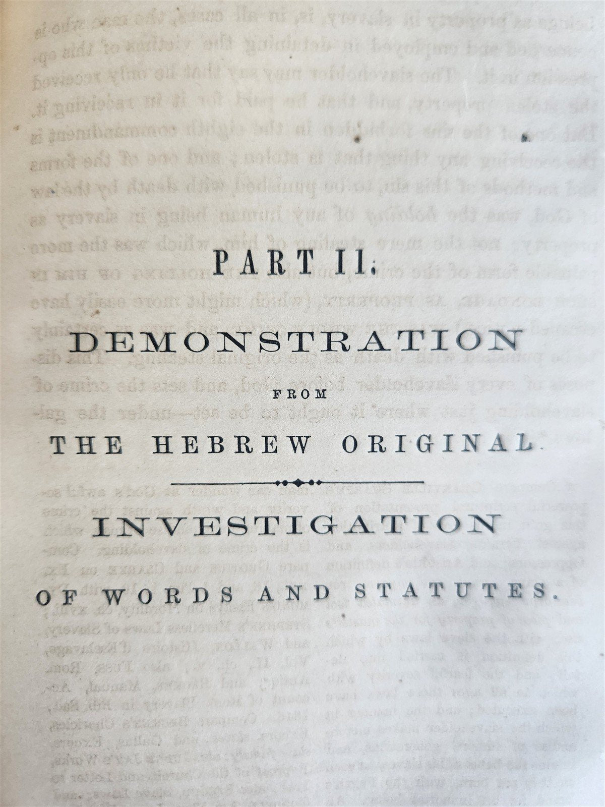 1860 GUILT of SLAVERY & CRIME of SLAVEHOLDING antique AMERICANA