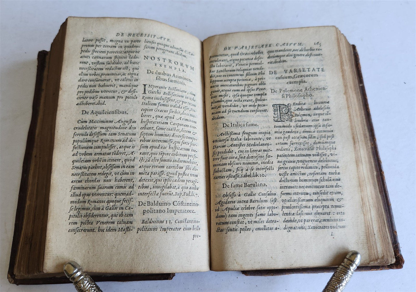 1575 MORAL STORIES by PORTUGUESE HUMANIST ANDRE de RESENDE antique 16th CENTURY