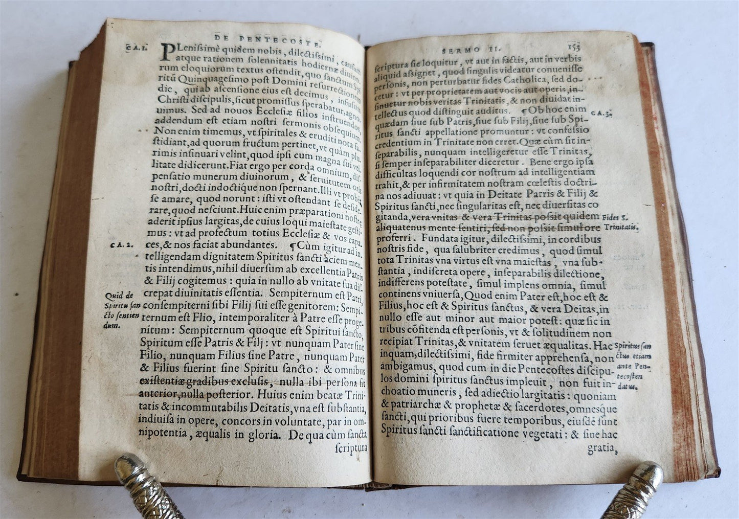 1583 OPERA D. LEONIS MAGNI Collected writings of Pope Leo I antique 16th CENTURY