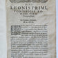 1583 OPERA D. LEONIS MAGNI Collected writings of Pope Leo I antique 16th CENTURY