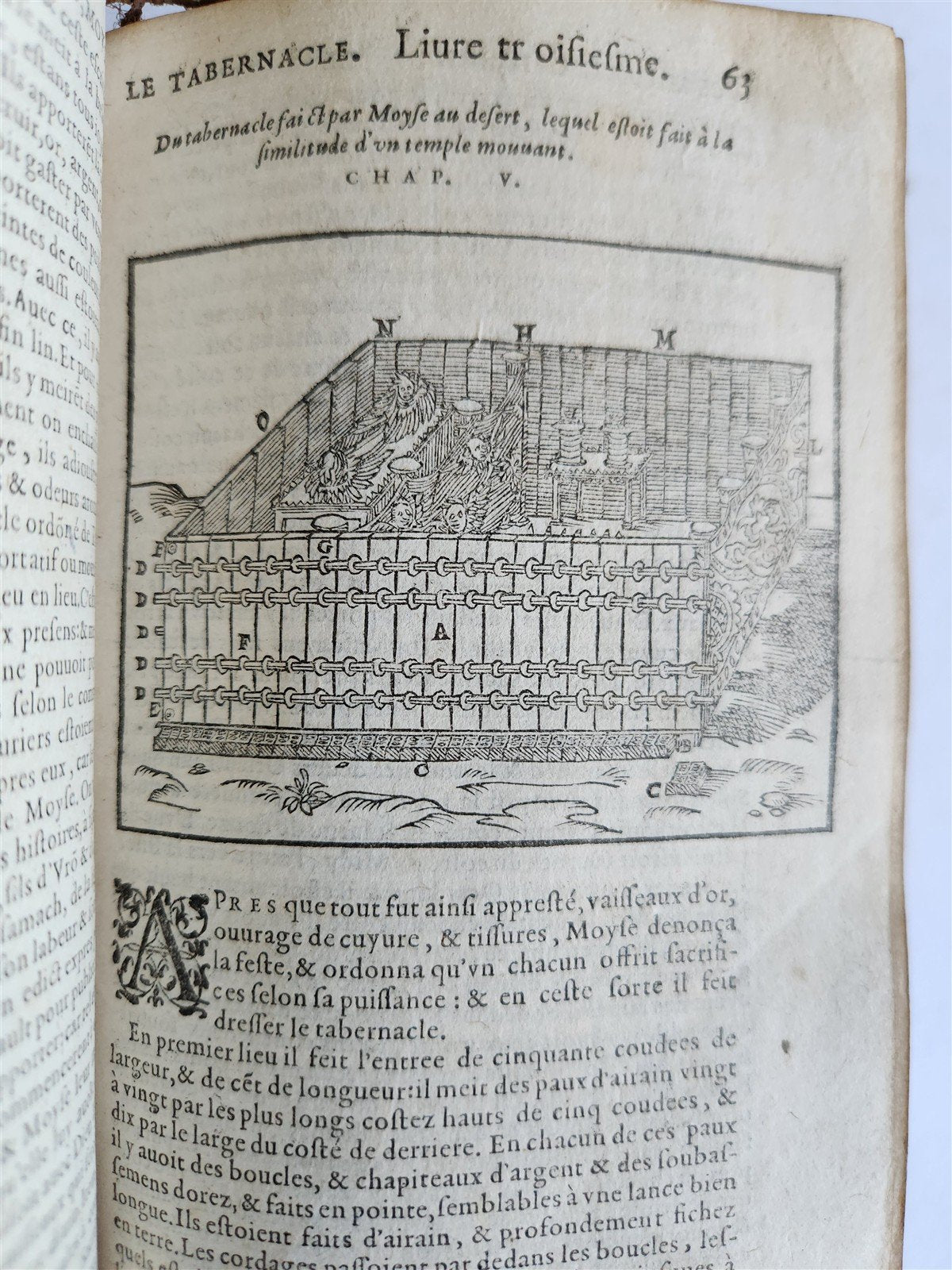 1588 JOSEPHUS FLAVIUS HISTORY antique 16th CENTURY illustrated VELLUM BINDING