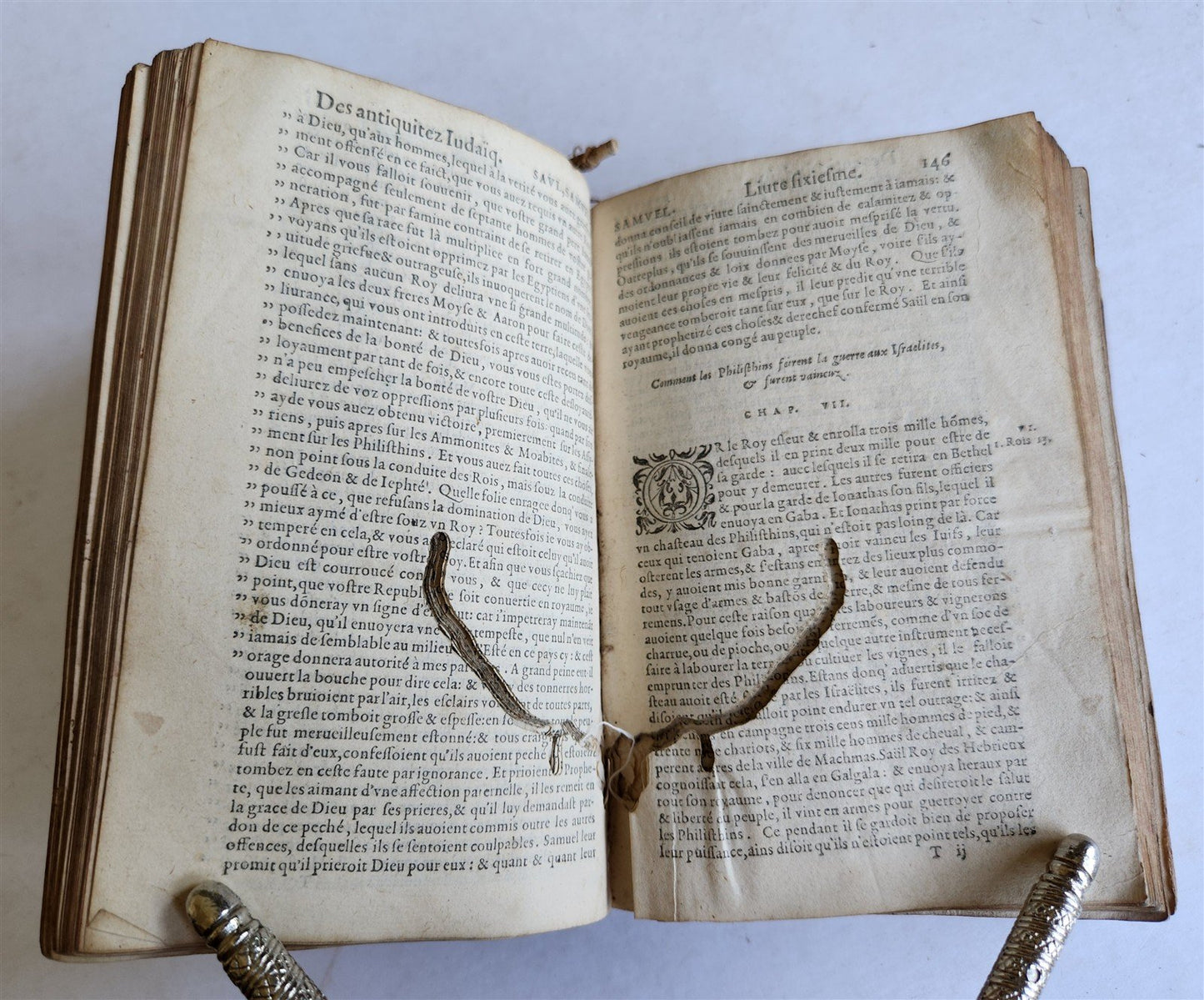 1588 JOSEPHUS FLAVIUS HISTORY antique 16th CENTURY illustrated VELLUM BINDING