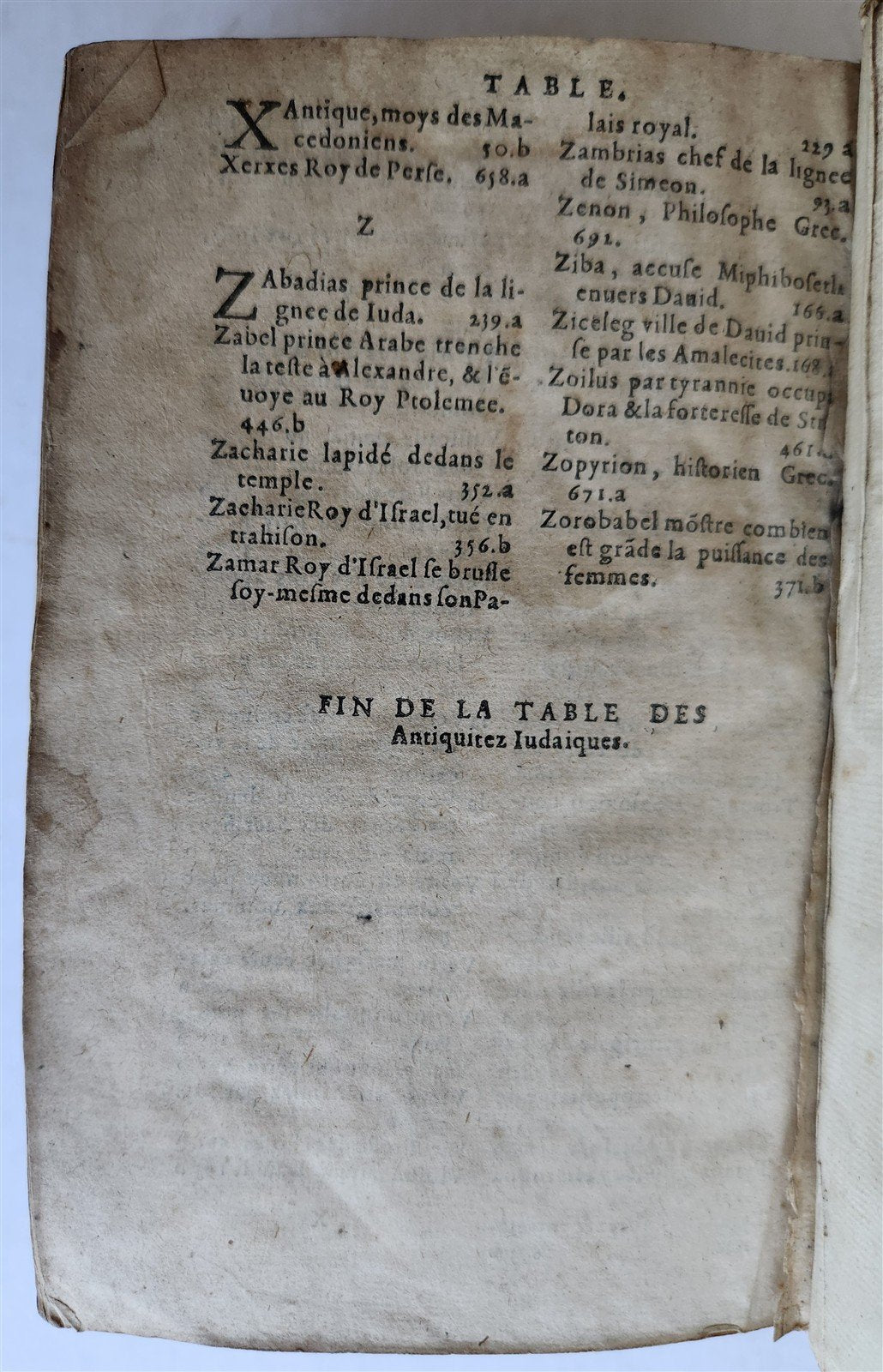 1588 JOSEPHUS FLAVIUS HISTORY antique 16th CENTURY illustrated VELLUM BINDING