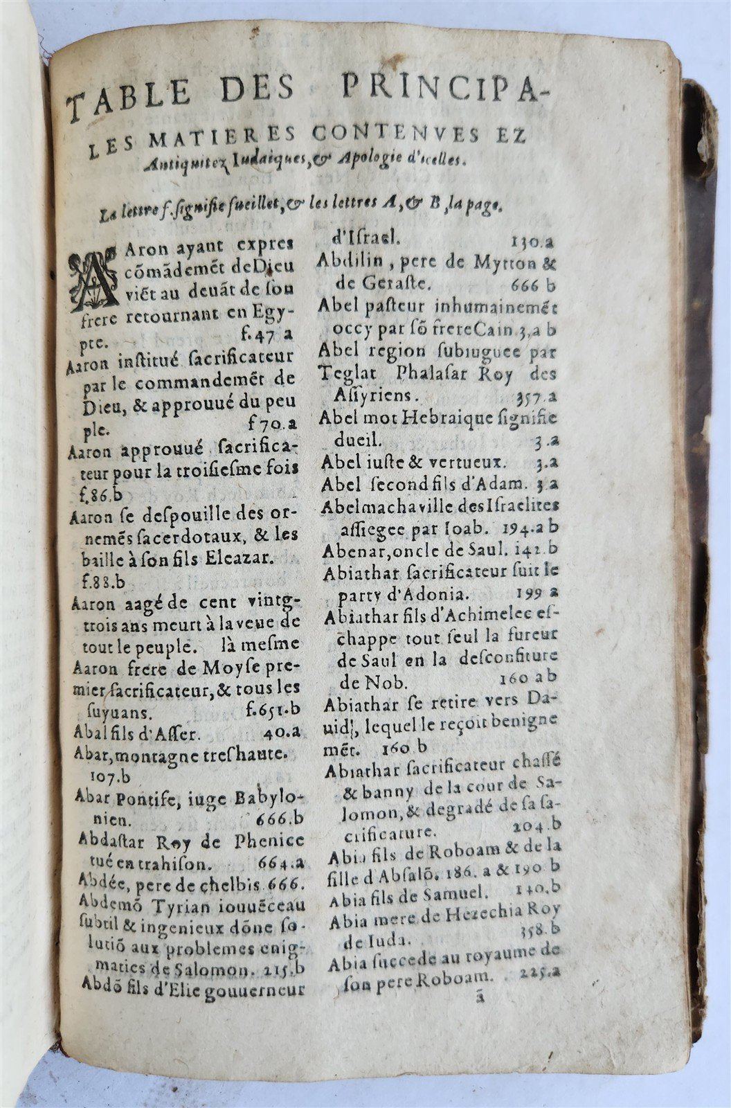 1588 JOSEPHUS FLAVIUS HISTORY antique 16th CENTURY illustrated VELLUM BINDING