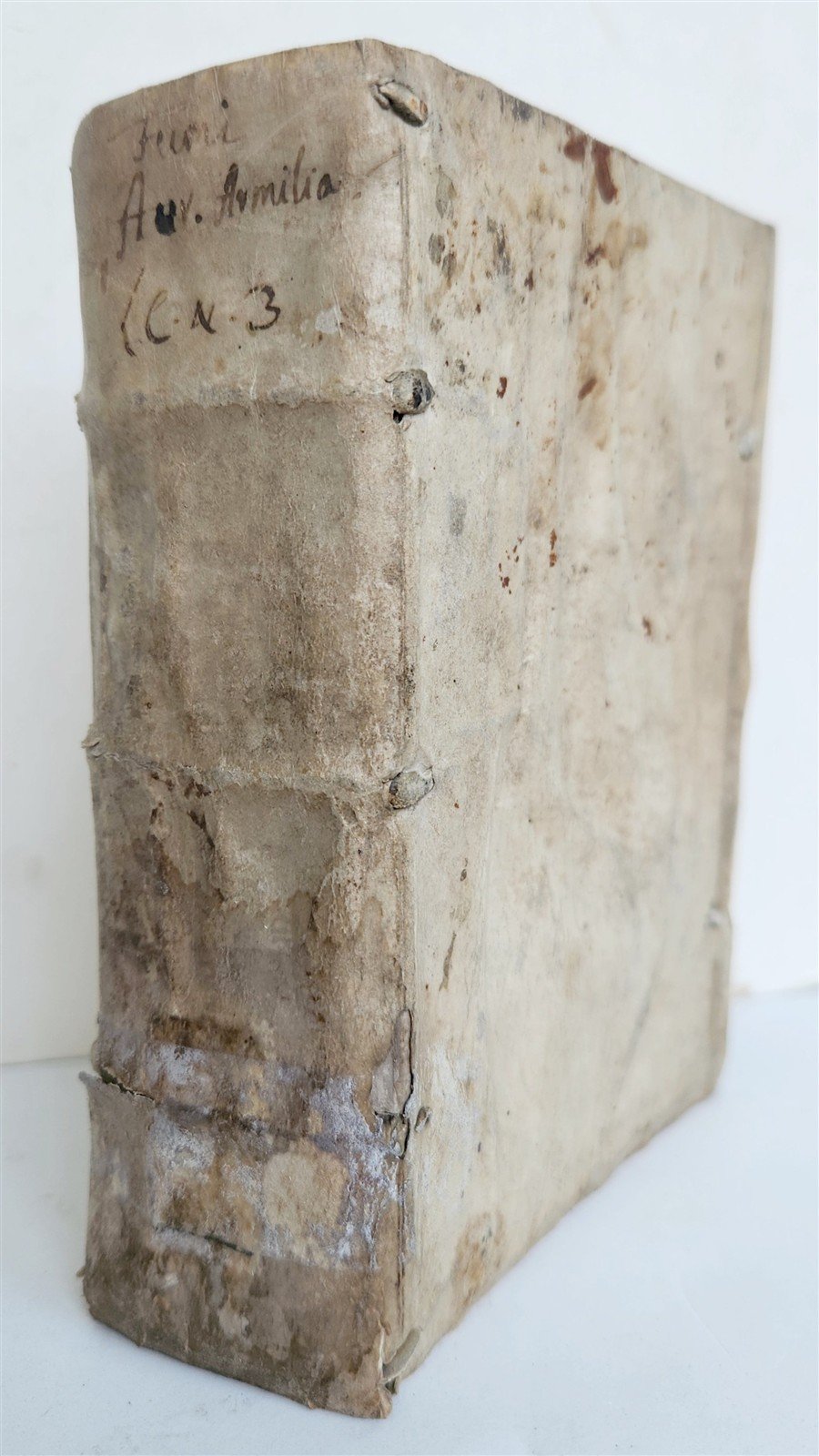 1559 THEOLOGY by Bartolomeo Fumo antique 16th CENTURY VELLUM BINDING