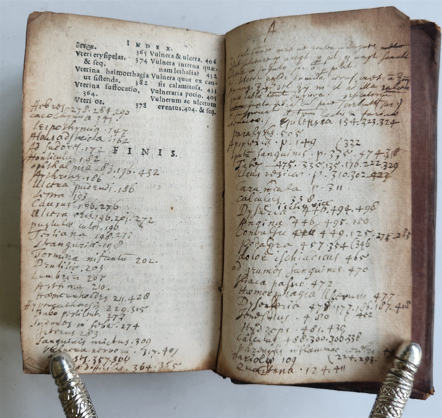 1638 HIPPOCRATES APHORISMS Hippocratis coi Aphorismi Graece & Latine ANTIQUE