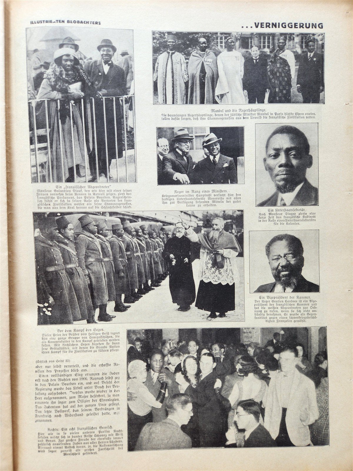 1933 lot of 7 GERMAN NAZI PROPAGANDA MAGAZINES
