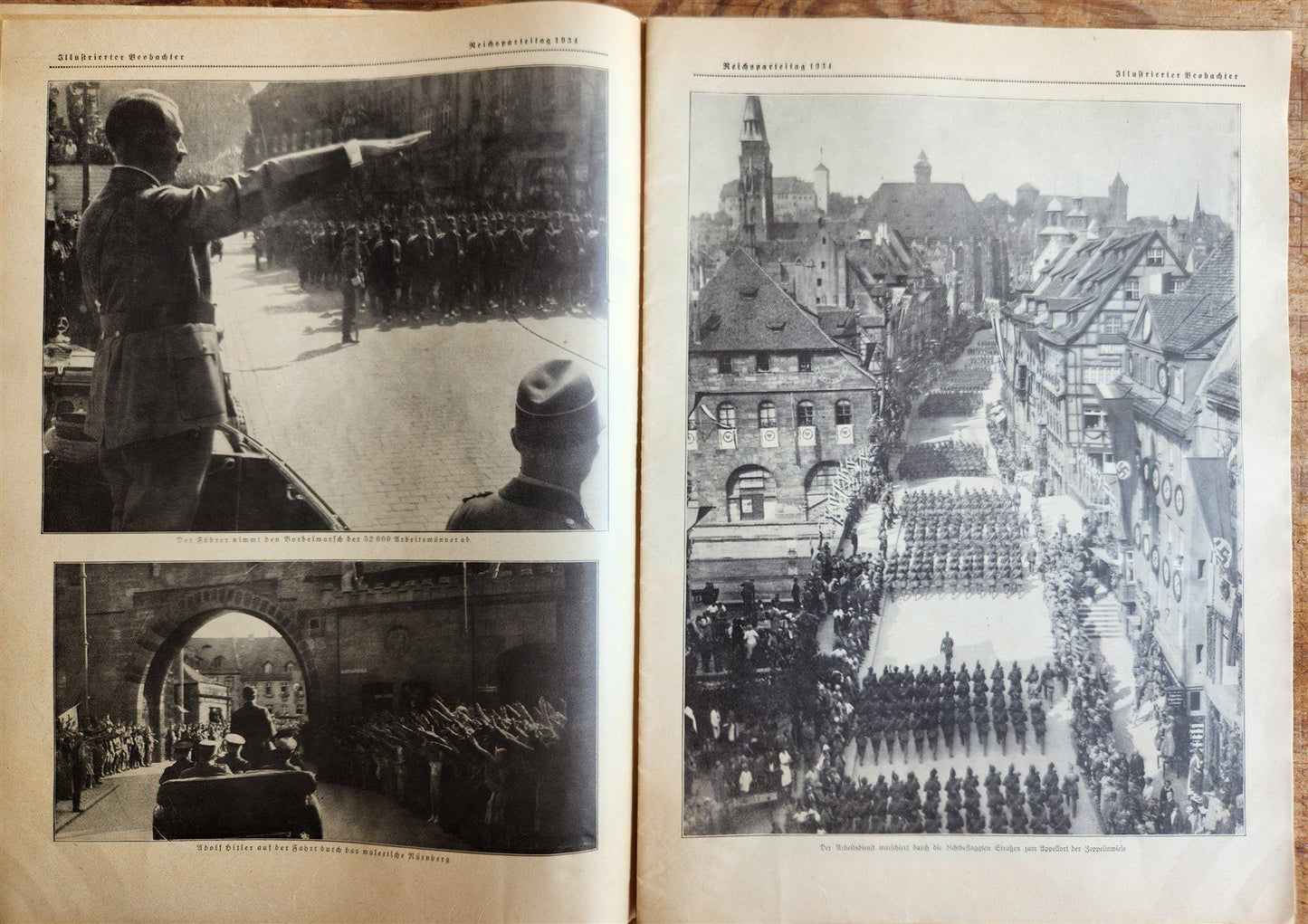 1933 lot of 7 GERMAN NAZI PROPAGANDA MAGAZINES