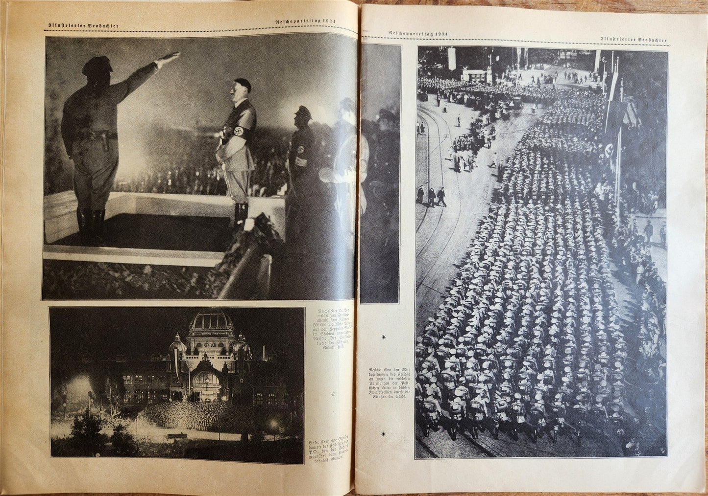 1933 lot of 7 GERMAN NAZI PROPAGANDA MAGAZINES
