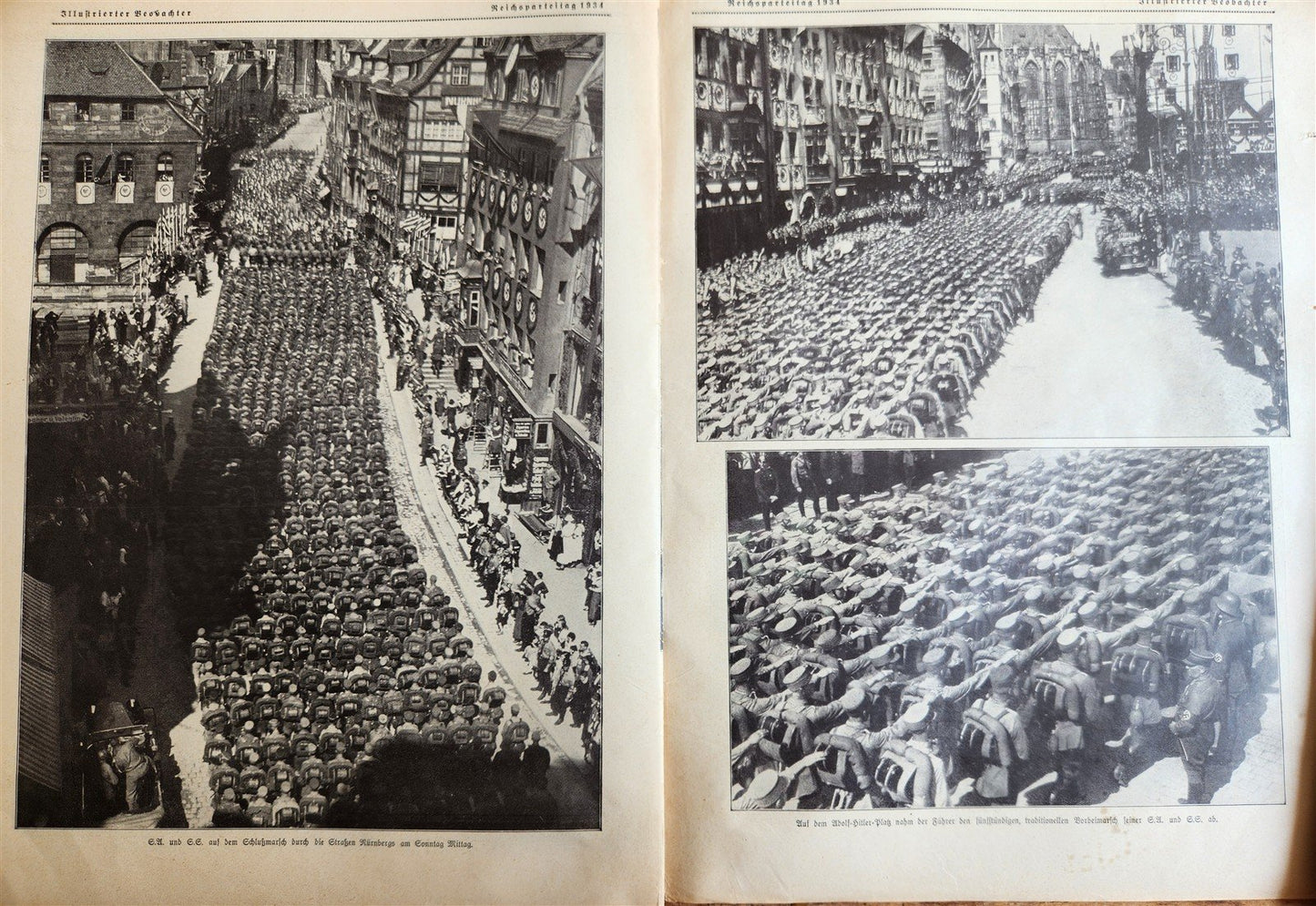 1933 lot of 7 GERMAN NAZI PROPAGANDA MAGAZINES
