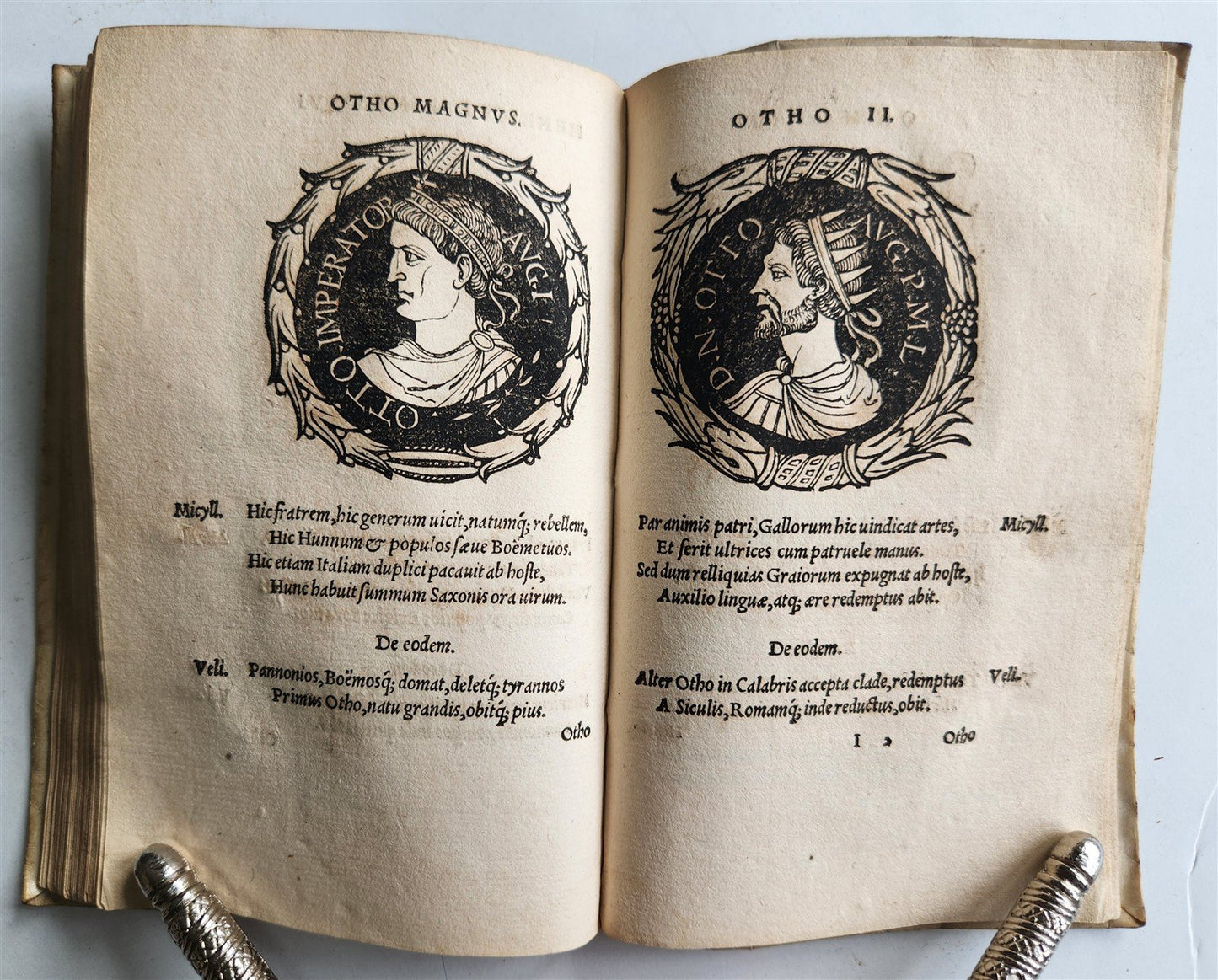 1544 Icones Imperatorum Romanorum ILLUSTRATED 96 ROMAN EMPEROR PORTRAITS ANTIQUE