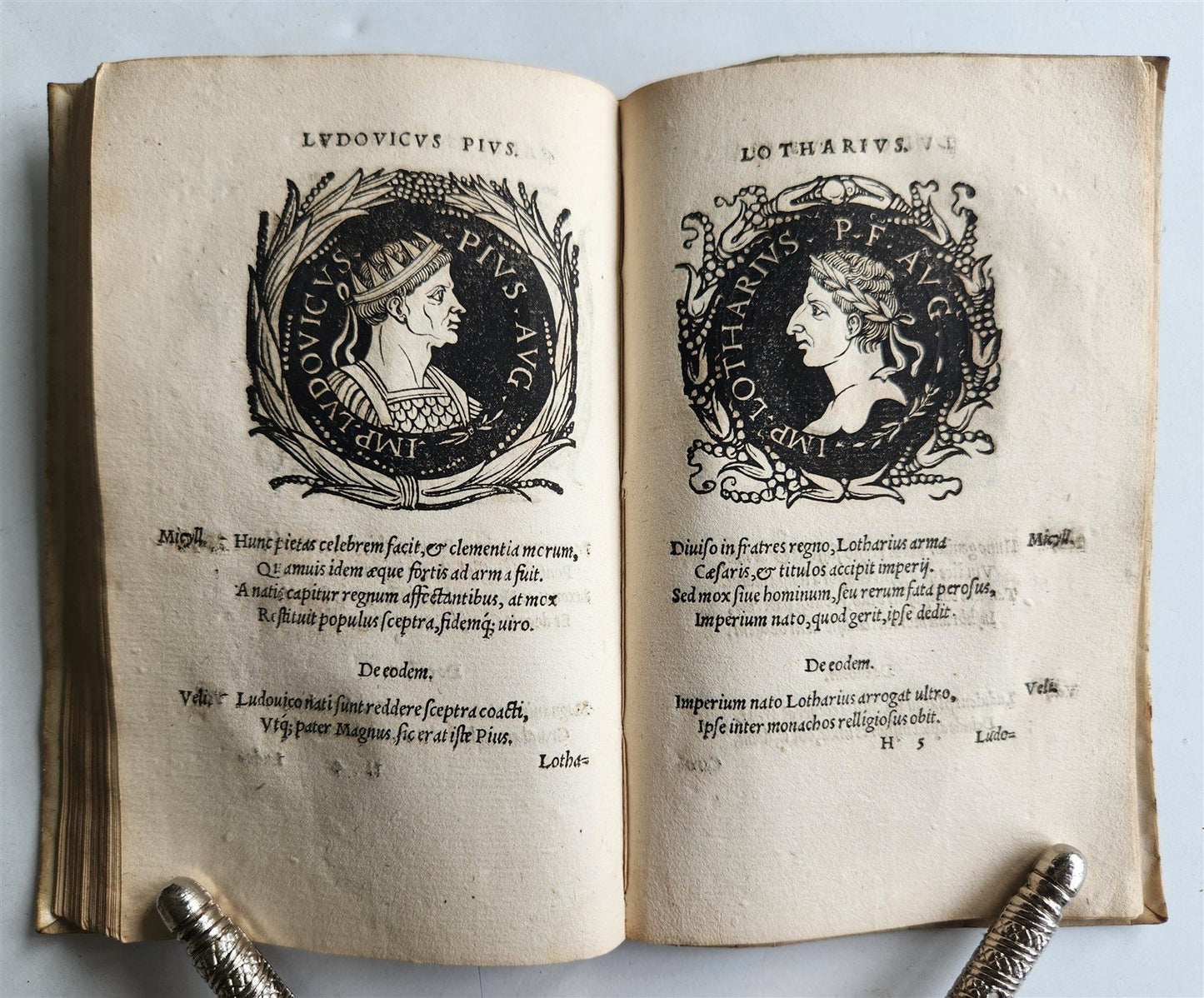 1544 Icones Imperatorum Romanorum ILLUSTRATED 96 ROMAN EMPEROR PORTRAITS ANTIQUE
