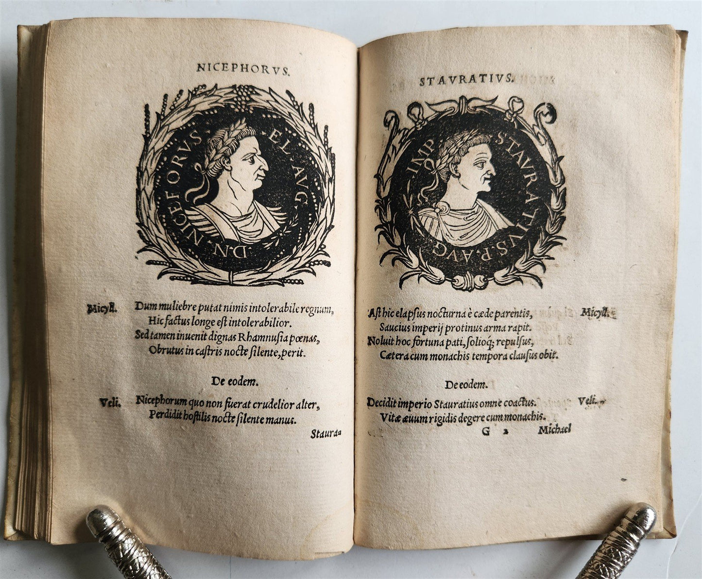 1544 Icones Imperatorum Romanorum ILLUSTRATED 96 ROMAN EMPEROR PORTRAITS ANTIQUE