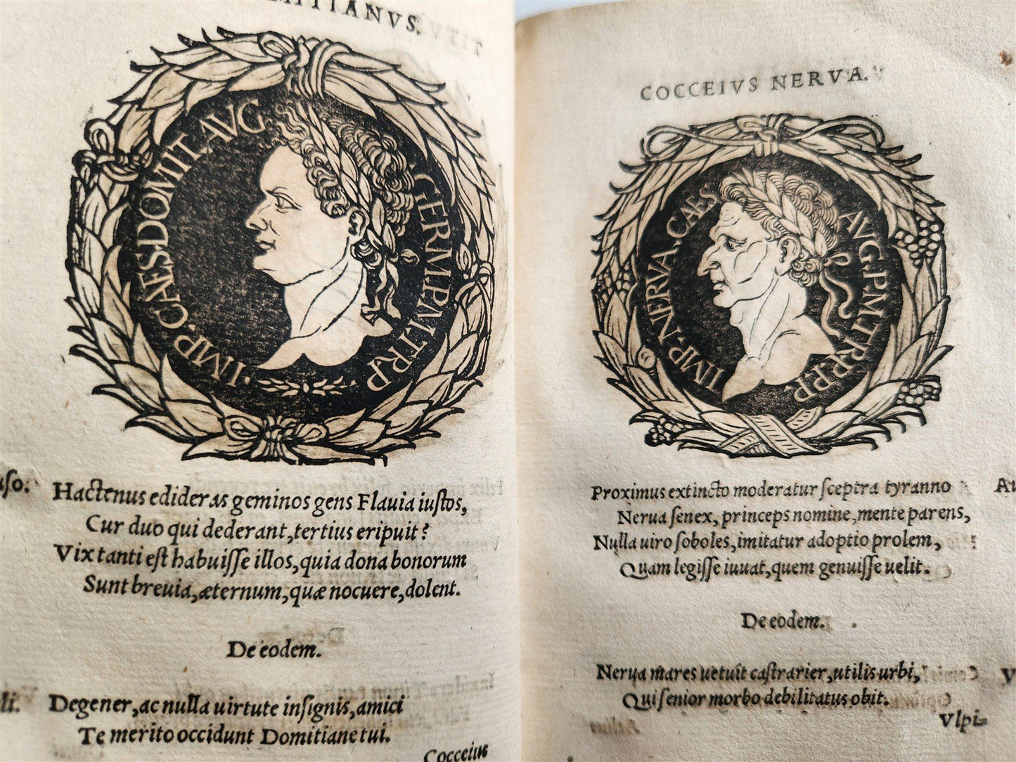 1544 Icones Imperatorum Romanorum ILLUSTRATED 96 ROMAN EMPEROR PORTRAITS ANTIQUE
