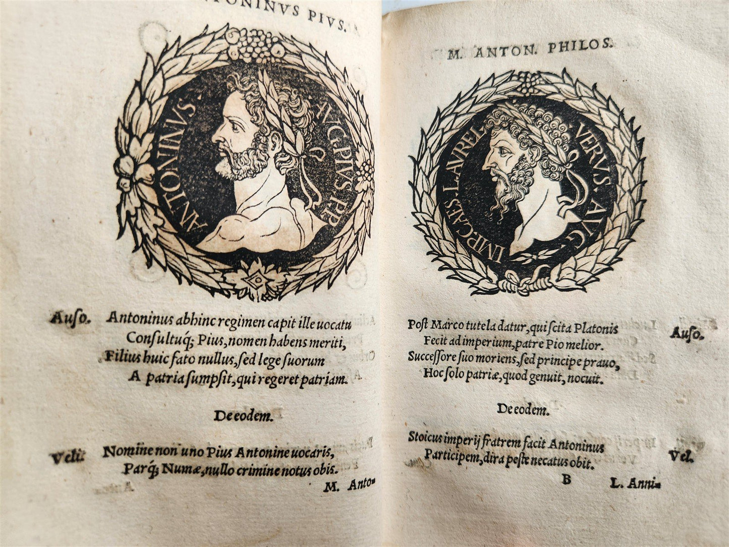 1544 Icones Imperatorum Romanorum ILLUSTRATED 96 ROMAN EMPEROR PORTRAITS ANTIQUE