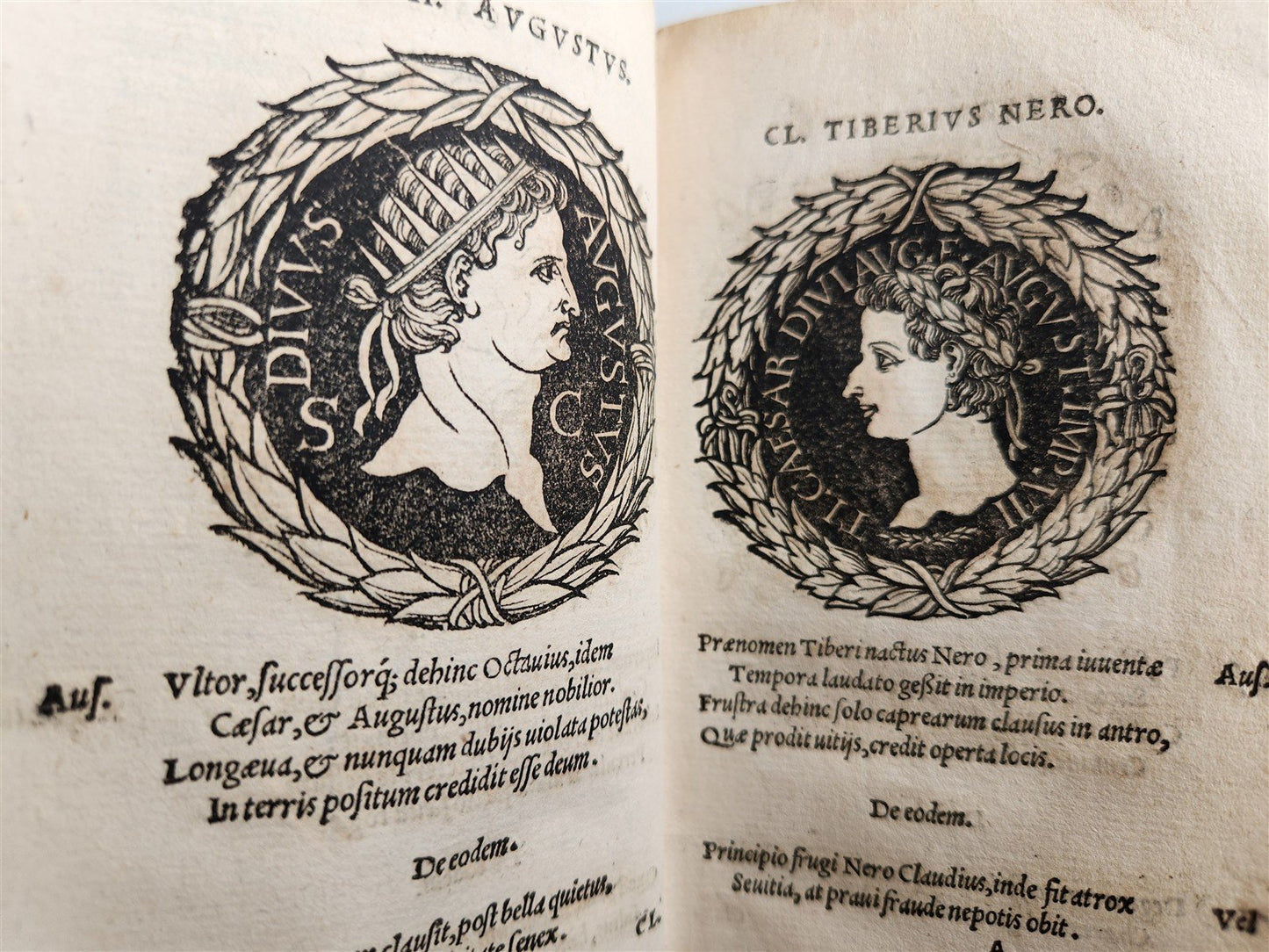 1544 Icones Imperatorum Romanorum ILLUSTRATED 96 ROMAN EMPEROR PORTRAITS ANTIQUE