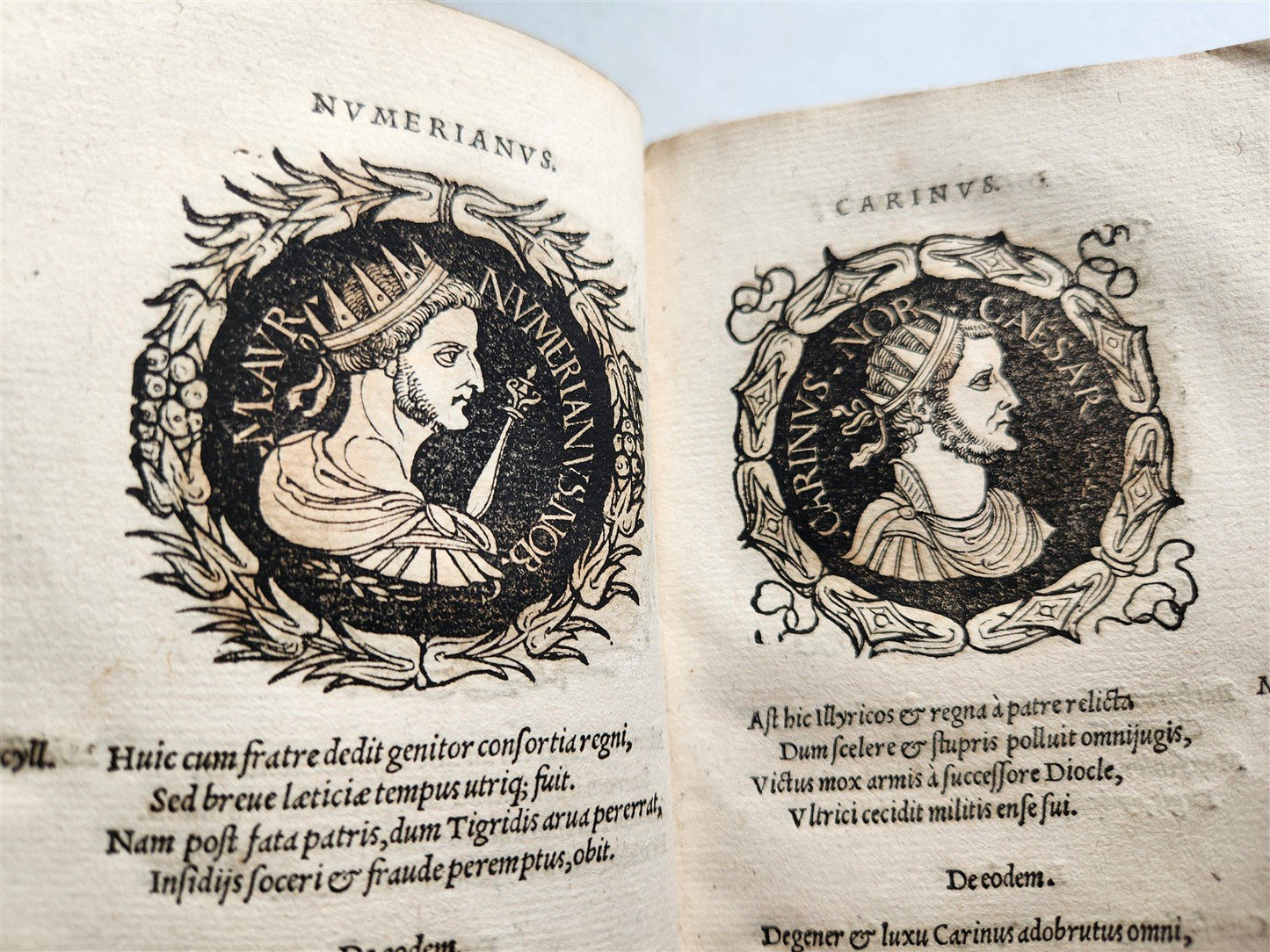 1544 Icones Imperatorum Romanorum ILLUSTRATED 96 ROMAN EMPEROR PORTRAITS ANTIQUE