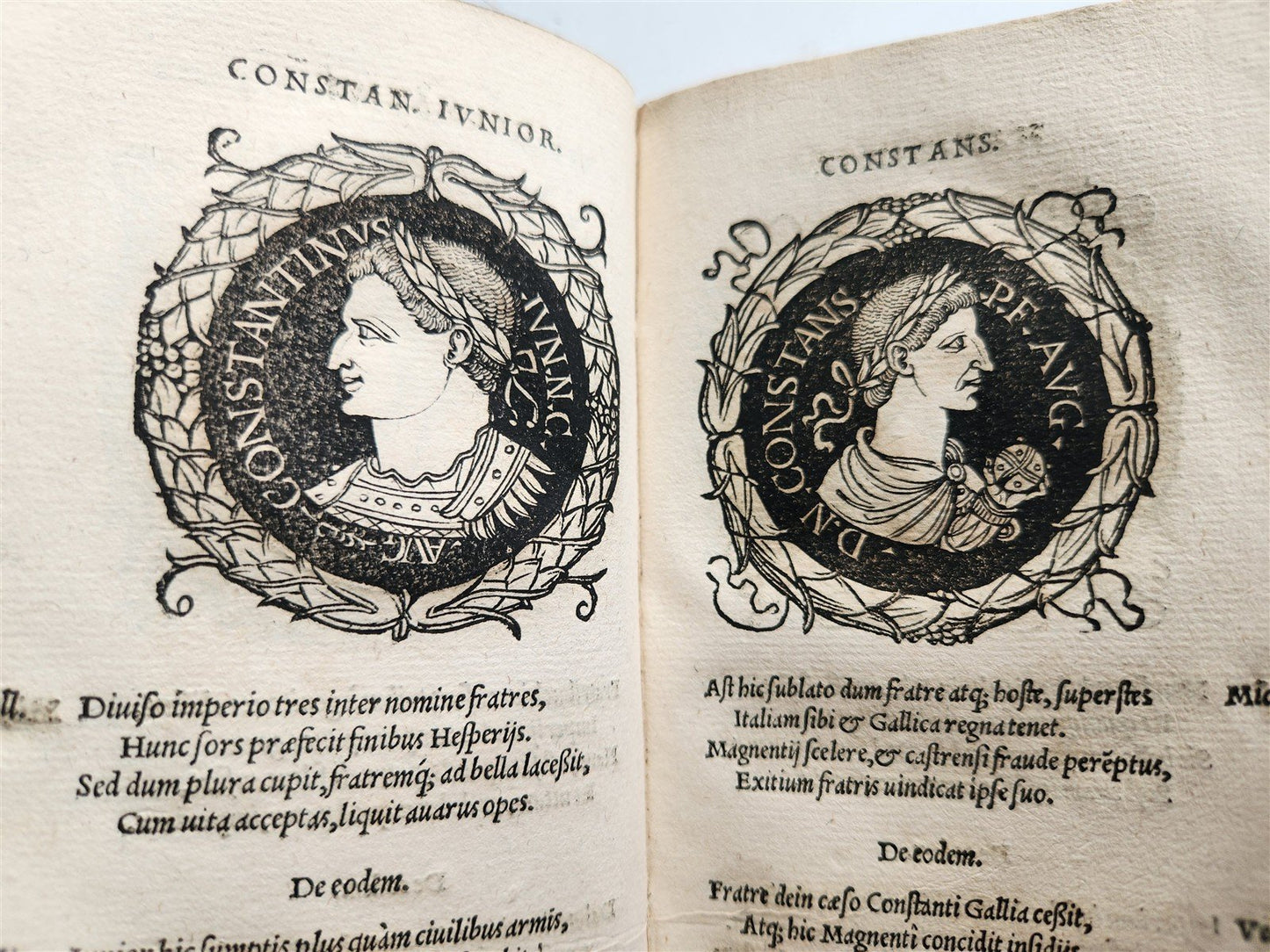 1544 Icones Imperatorum Romanorum ILLUSTRATED 96 ROMAN EMPEROR PORTRAITS ANTIQUE