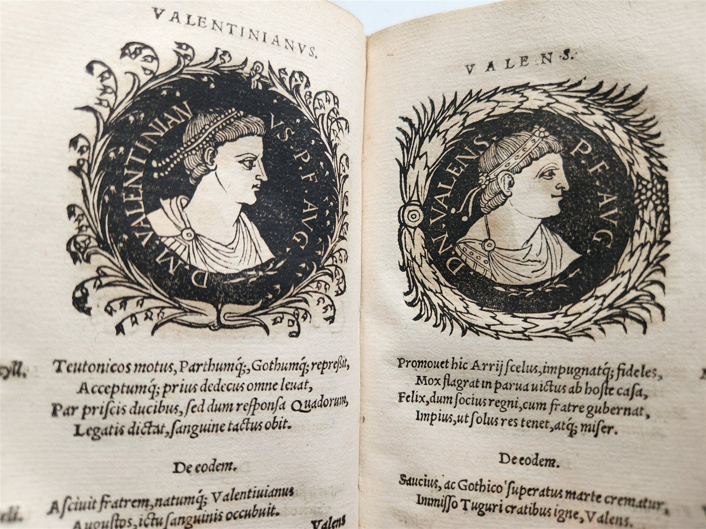 1544 Icones Imperatorum Romanorum ILLUSTRATED 96 ROMAN EMPEROR PORTRAITS ANTIQUE