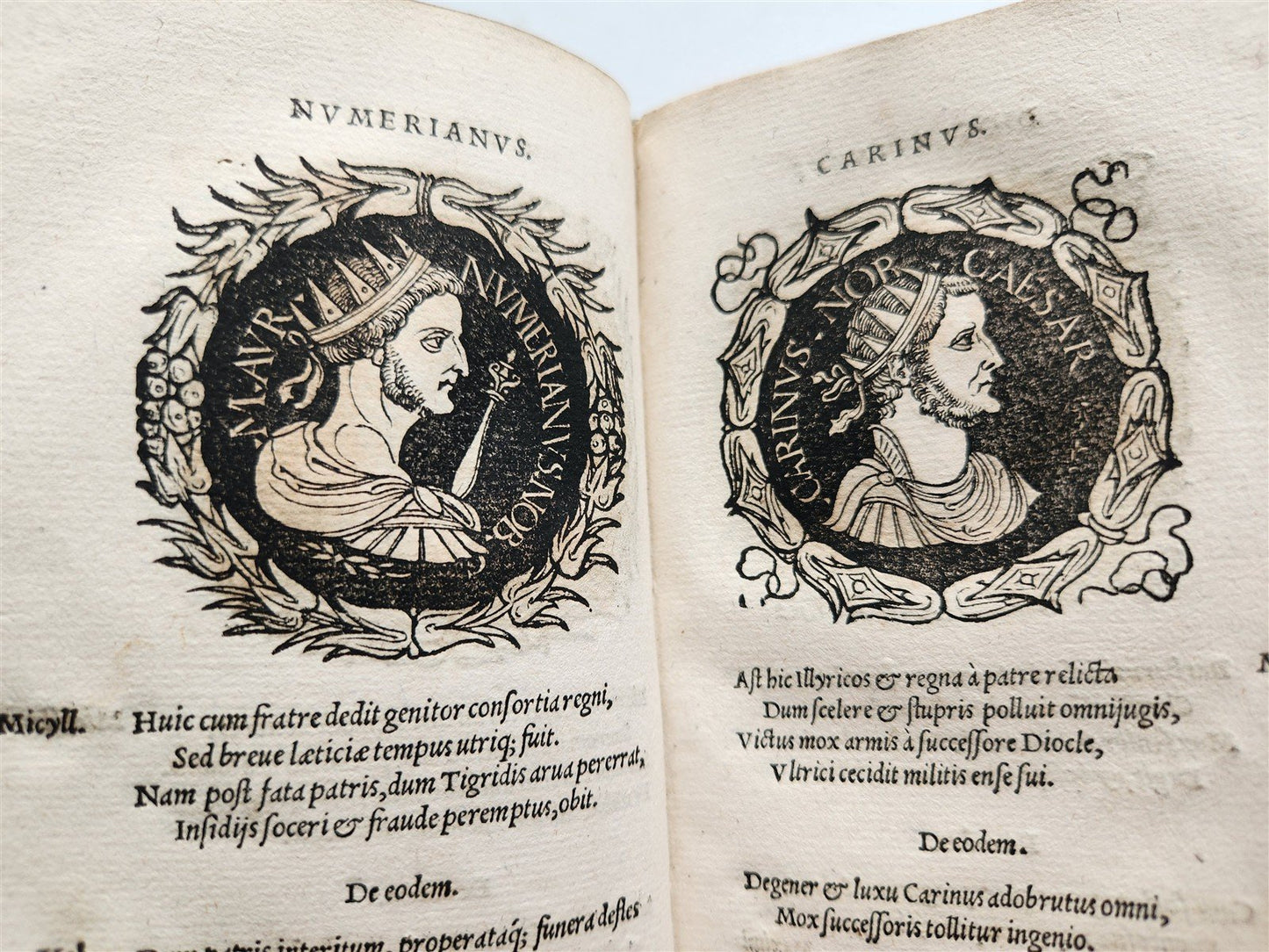 1544 Icones Imperatorum Romanorum ILLUSTRATED 96 ROMAN EMPEROR PORTRAITS ANTIQUE