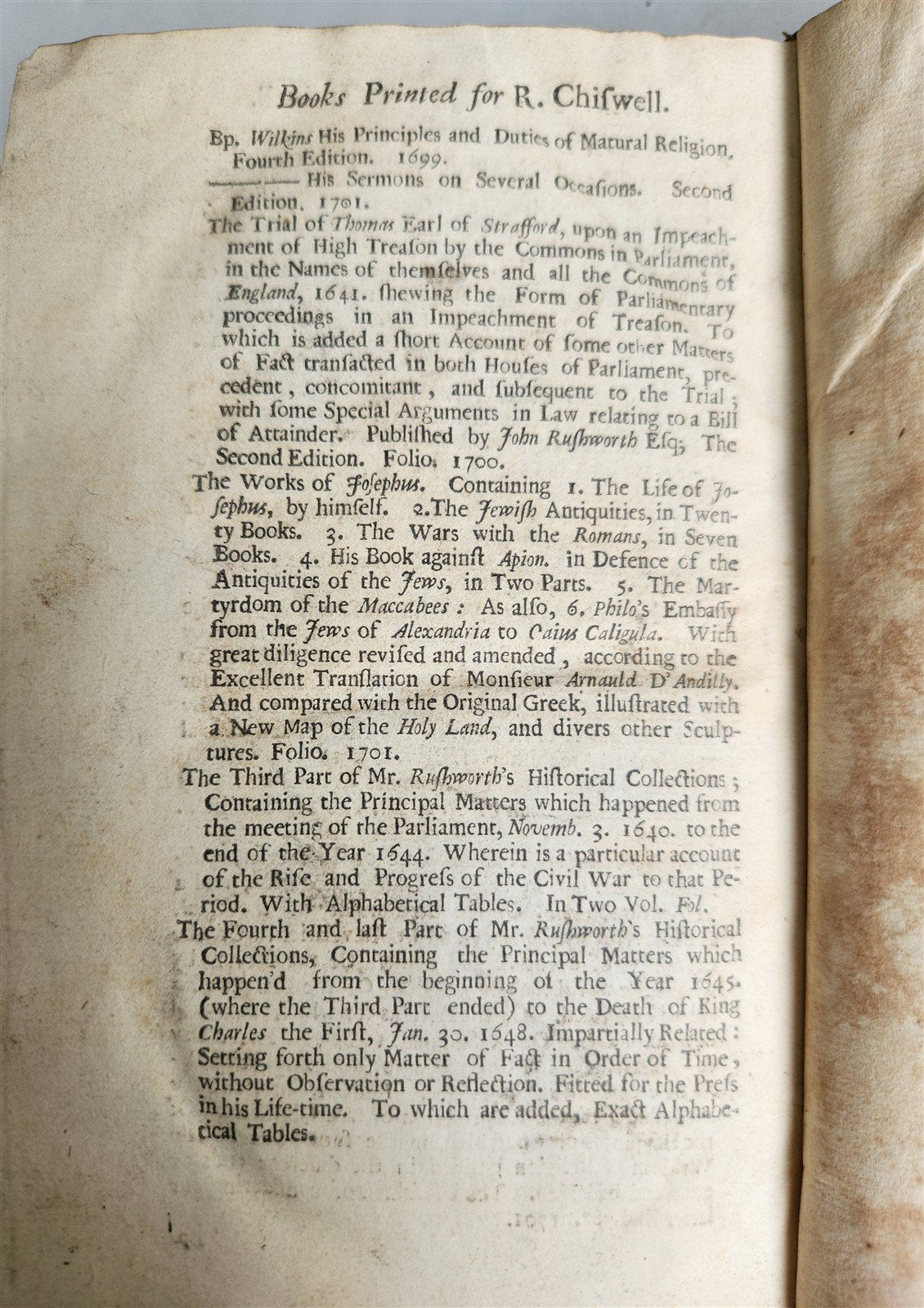 1701 Memoires of the reigne of King Charles I ANTIQUE illustrated w/ portraits