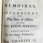 1701 Memoires of the reigne of King Charles I ANTIQUE illustrated w/ portraits