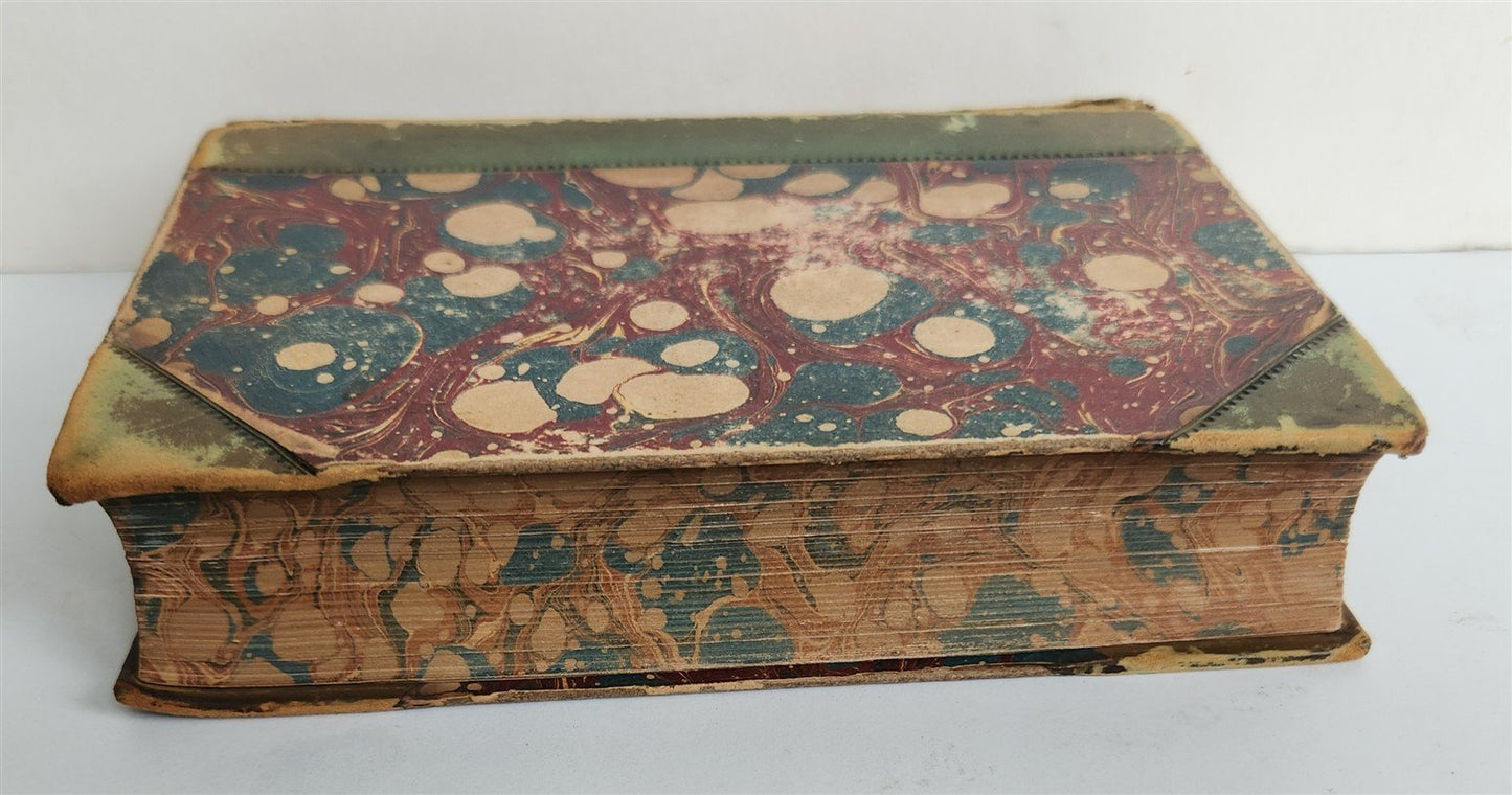 1867 THE POETICAL WORKD of JOHN MILTON ANTIQUE illustrated by WILLIAM HARVEY