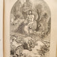 1867 THE POETICAL WORKD of JOHN MILTON ANTIQUE illustrated by WILLIAM HARVEY