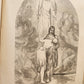 1867 THE POETICAL WORKD of JOHN MILTON ANTIQUE illustrated by WILLIAM HARVEY