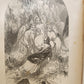 1867 THE POETICAL WORKD of JOHN MILTON ANTIQUE illustrated by WILLIAM HARVEY