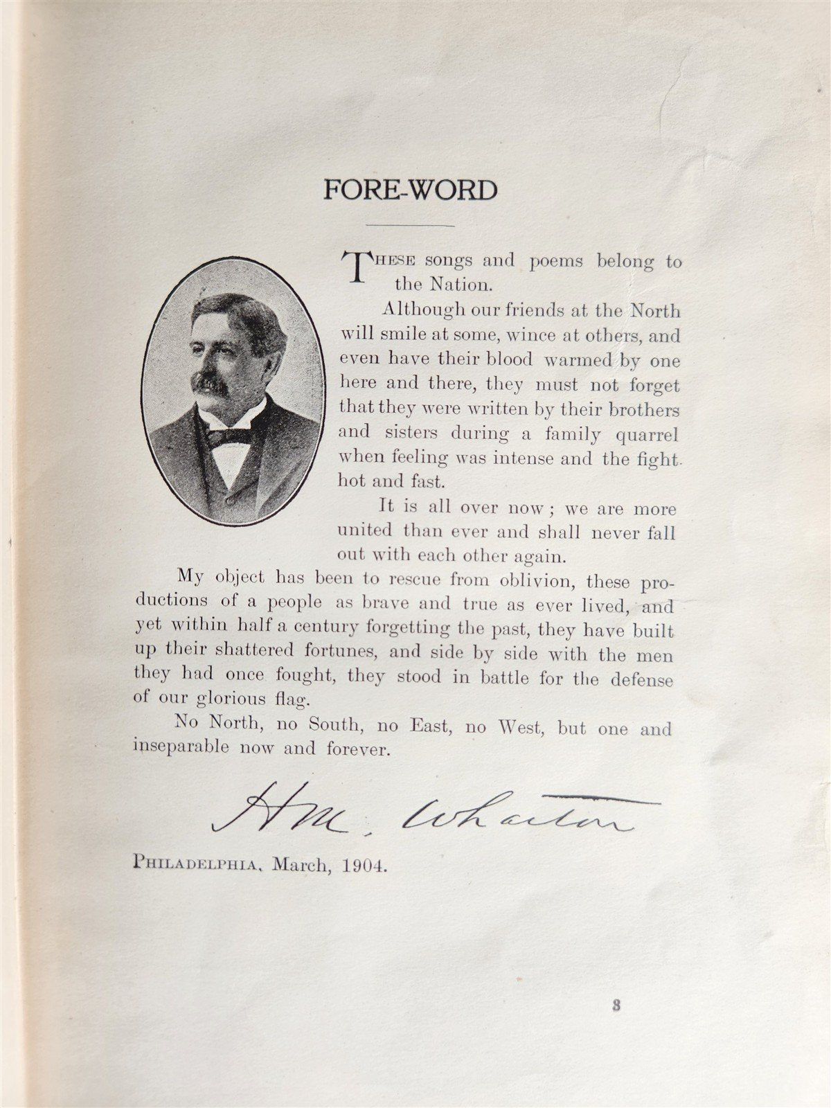 1904 WAR SONGS & POEMS of SOUTHERN CONFEDERACY H. M. Wharton ANTIQUE illustrated