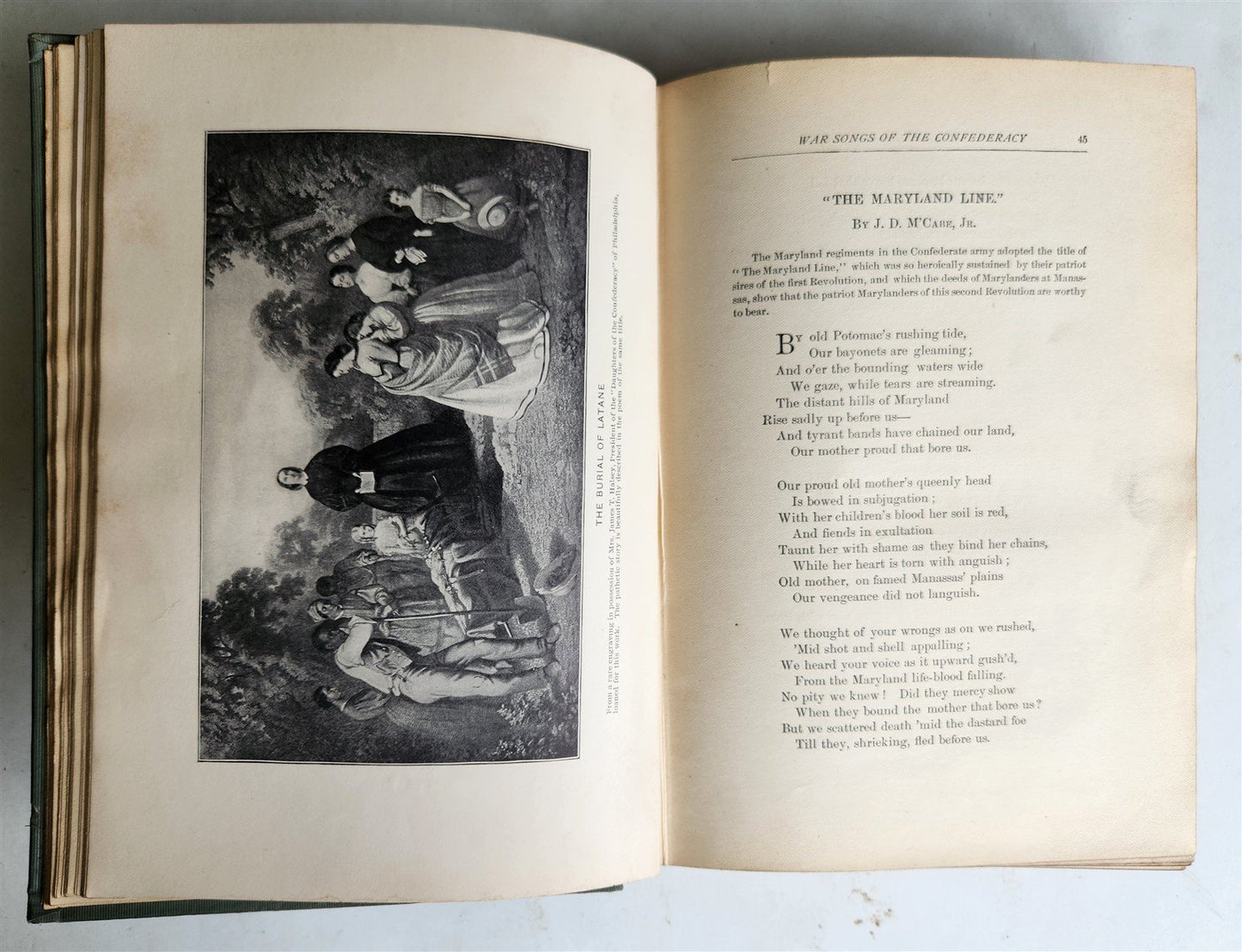 1904 WAR SONGS & POEMS of SOUTHERN CONFEDERACY H. M. Wharton ANTIQUE illustrated