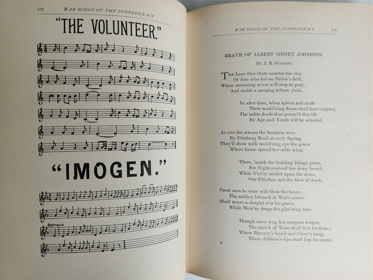 1904 WAR SONGS & POEMS of SOUTHERN CONFEDERACY H. M. Wharton ANTIQUE illustrated