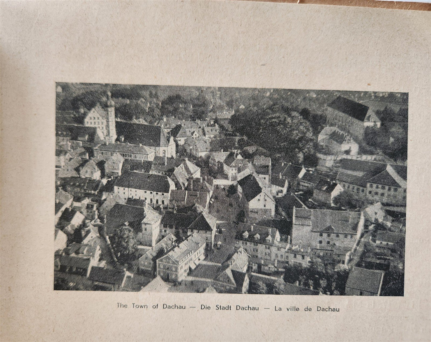 1950 GUIDE TRHOUGH DACHAU CONCENTRATION CAMP MEMORIAL SITES ANTIQUE illustrated