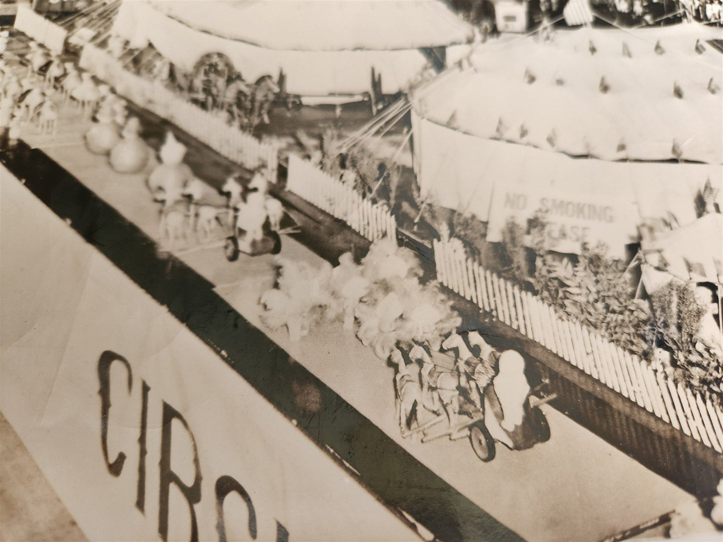 1927 SOUVENIR of BARRET CIRCUS and MARDI-GRAS SHOWS vintage SIGNED PHOTO