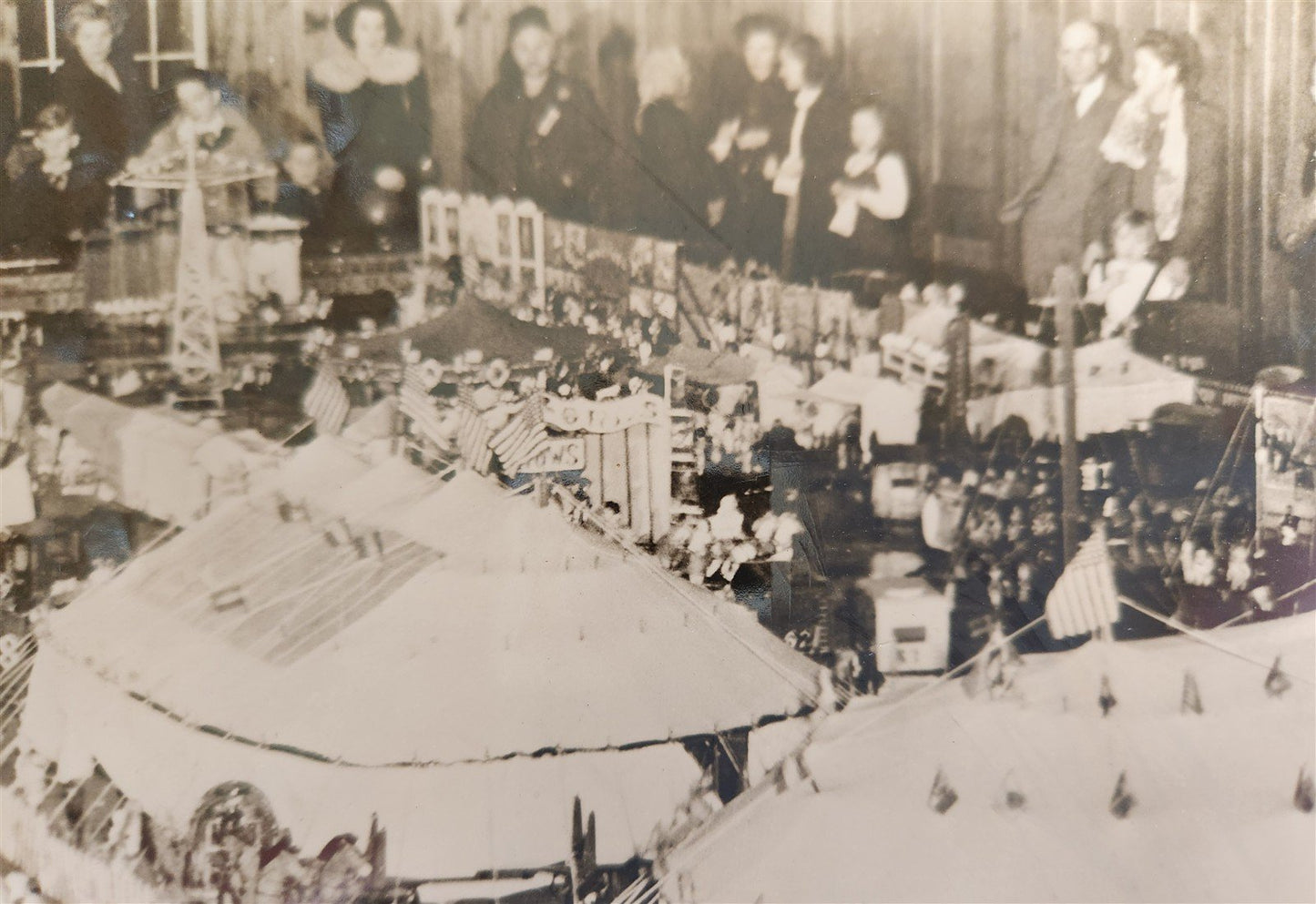 1927 SOUVENIR of BARRET CIRCUS and MARDI-GRAS SHOWS vintage SIGNED PHOTO