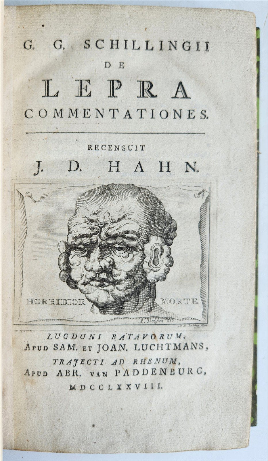 1778 DE LEPRA COMMENTATIONES antique ILLUSTRATED LEPROSY MEDICAL TREATISE