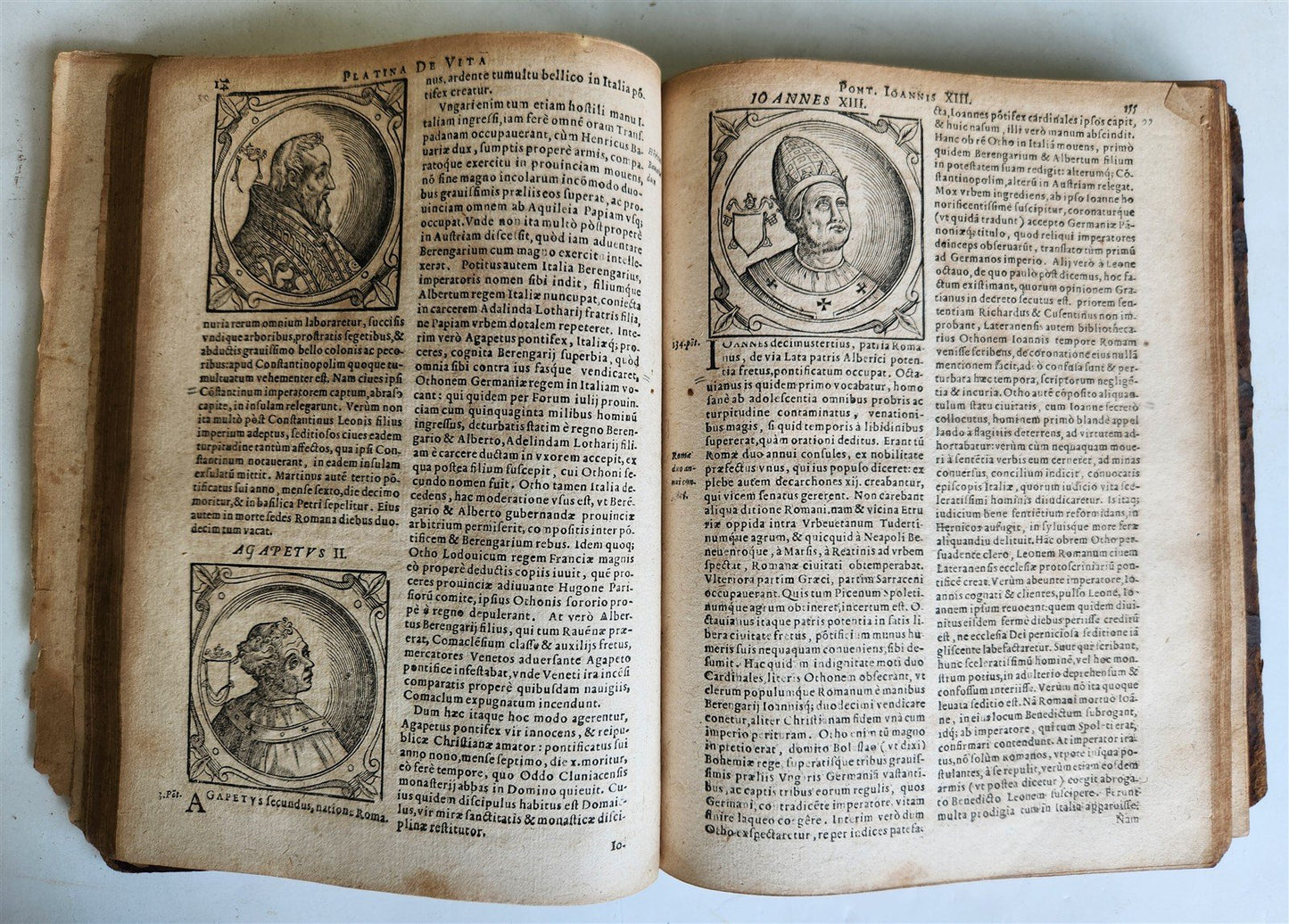 1600 De Vitis Pontificum Romanorum antique FULLY ILLUSTRATED 16th CENTURY