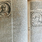 1600 De Vitis Pontificum Romanorum antique FULLY ILLUSTRATED 16th CENTURY
