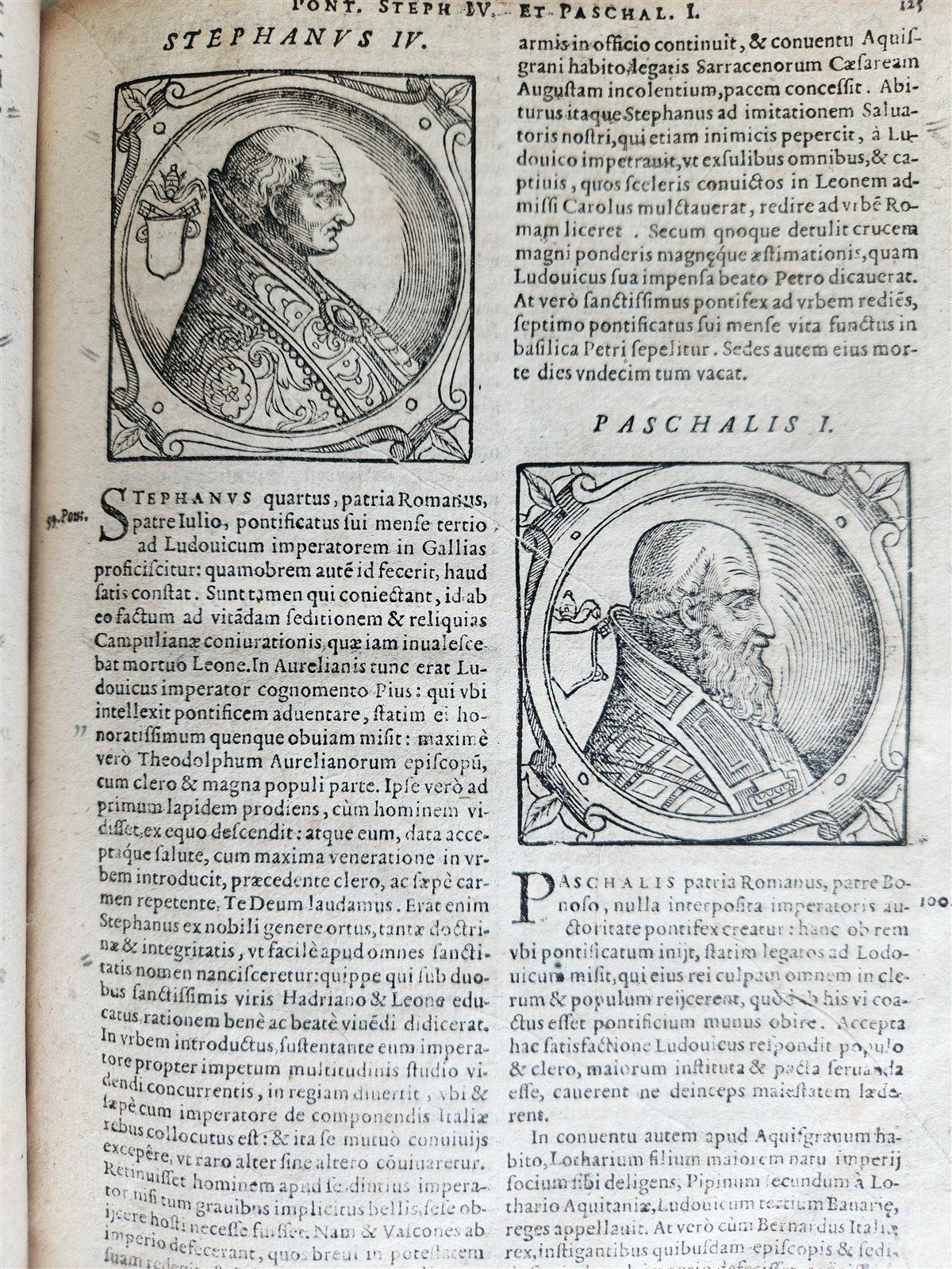 1600 De Vitis Pontificum Romanorum antique FULLY ILLUSTRATED 16th CENTURY